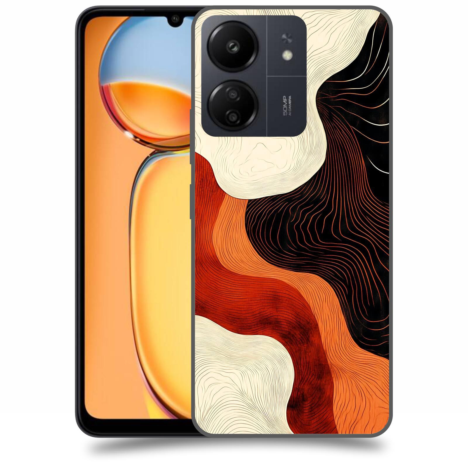 ACOVER Kryt na mobil Xiaomi Redmi 13C 4G  Dřevěná harmonie