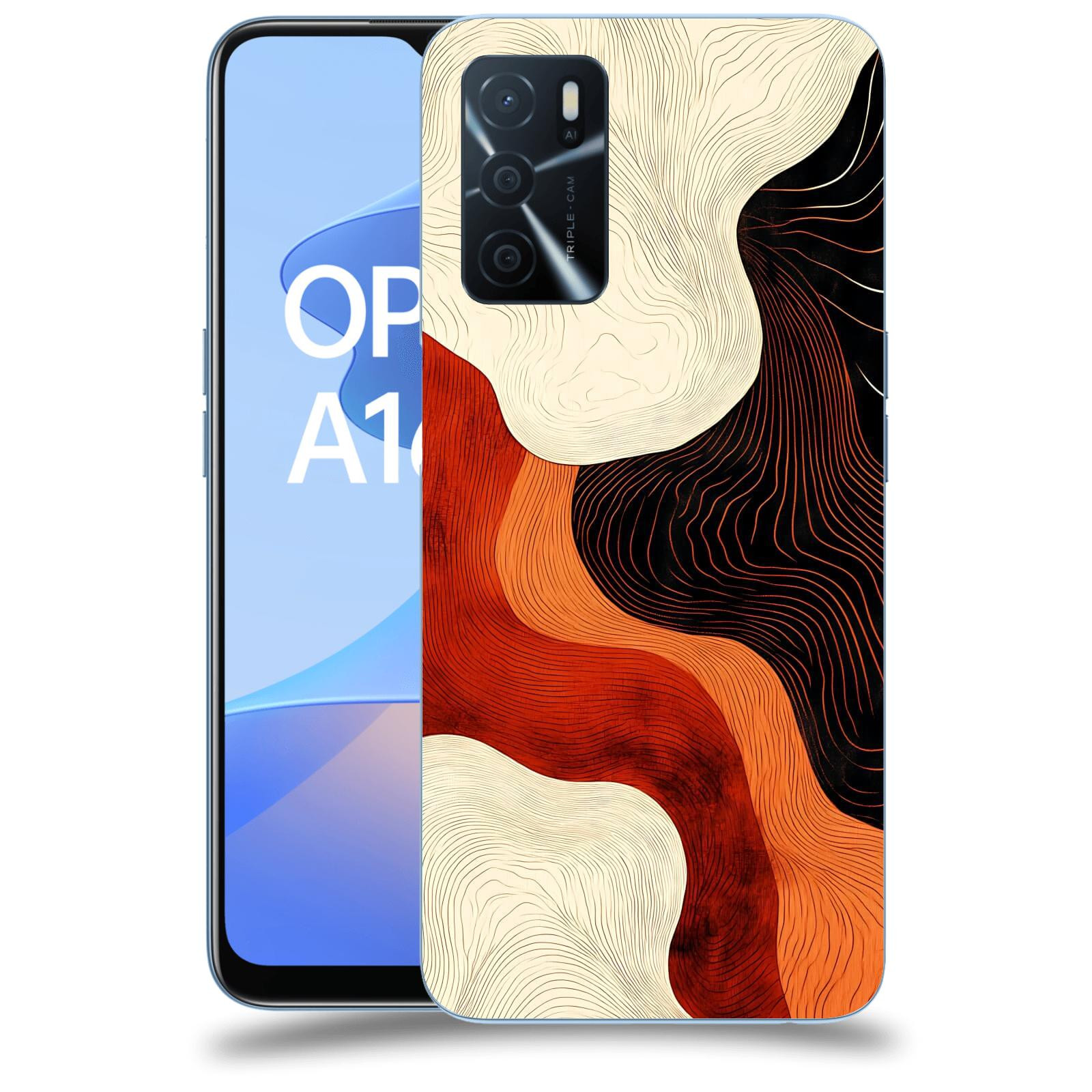 ACOVER Kryt na mobil OPPO A16s - Dřevěná harmonie