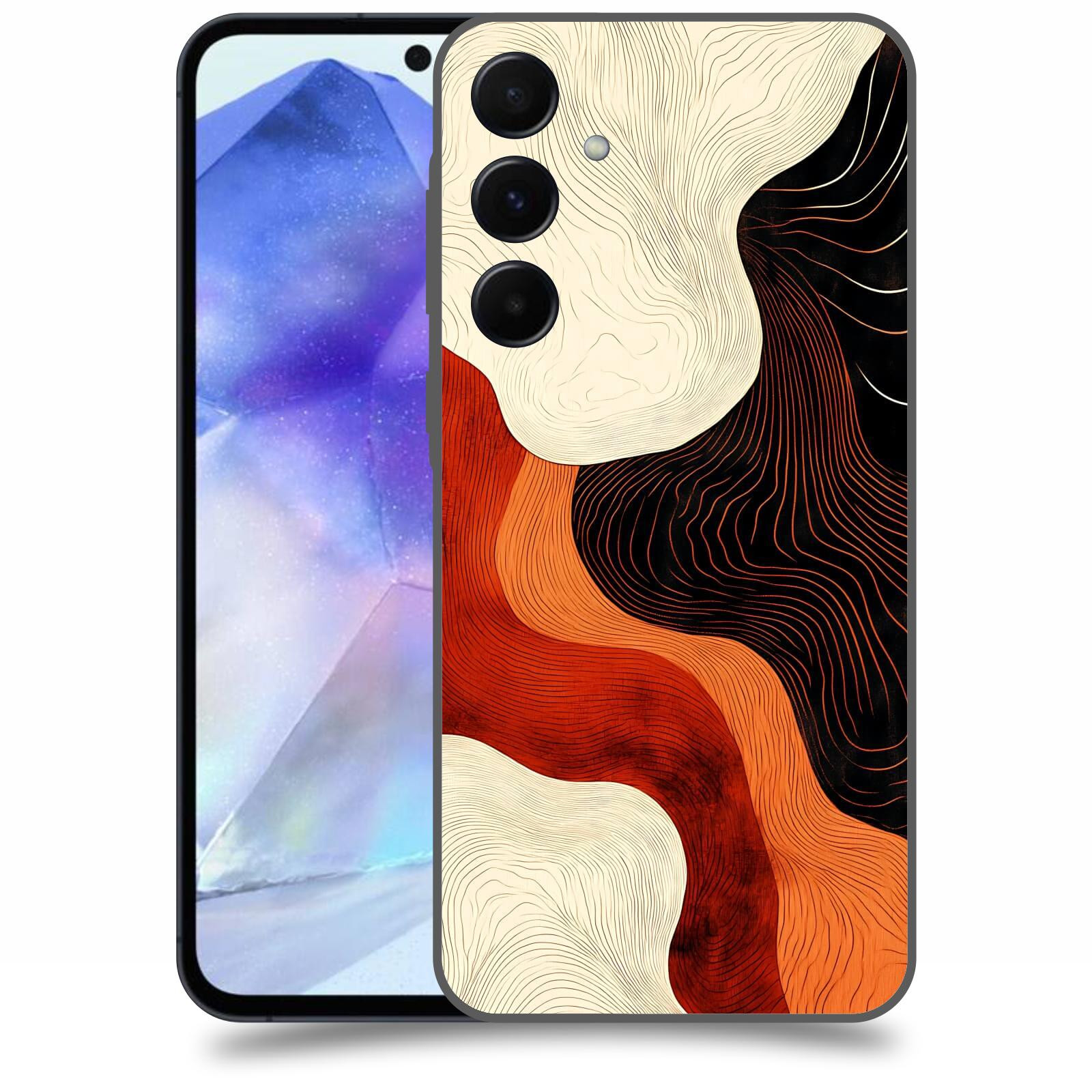 ACOVER Kryt na mobil Samsung Galaxy A55 5G - Dřevěná harmonie