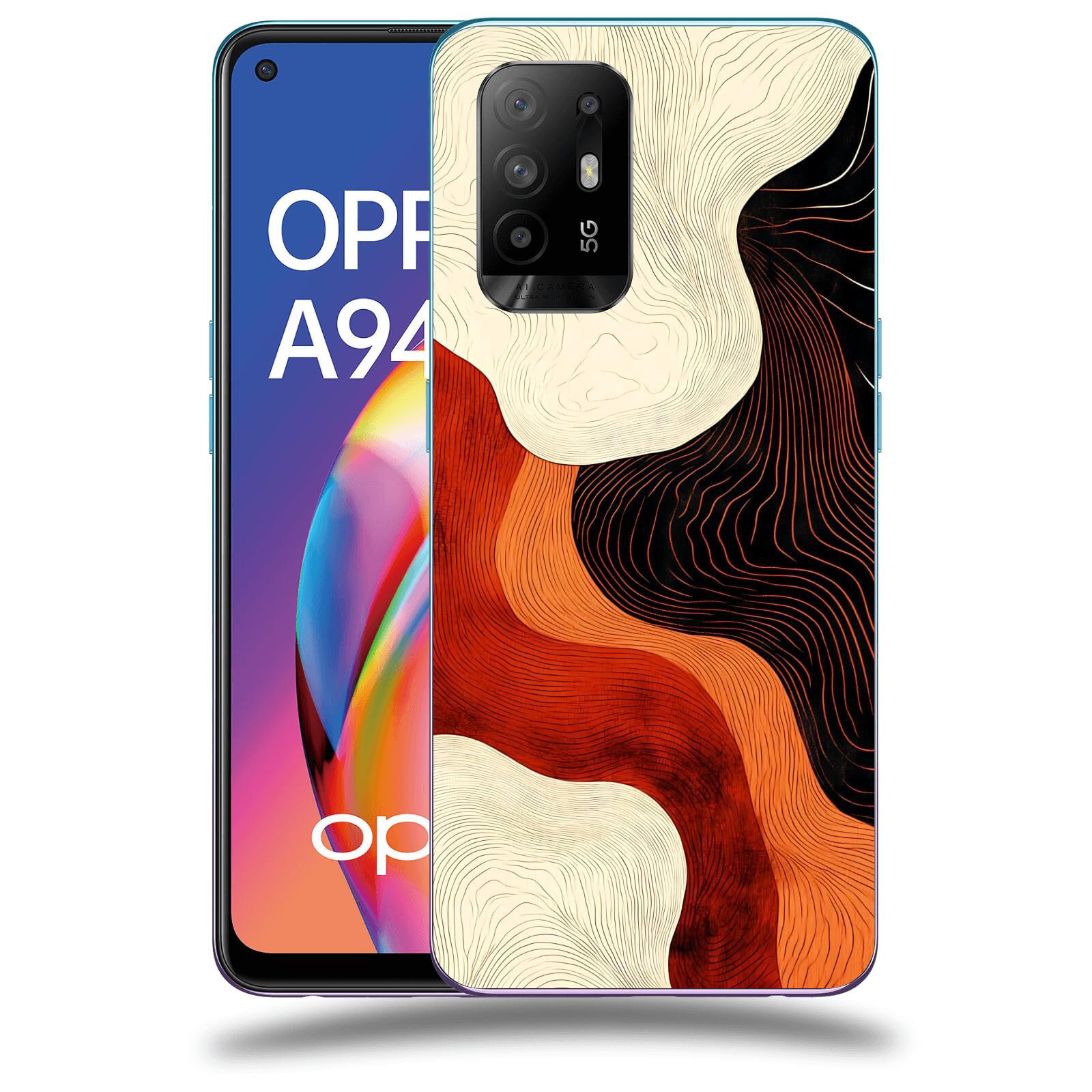 ACOVER Kryt na mobil OPPO A94 5G - Dřevěná harmonie