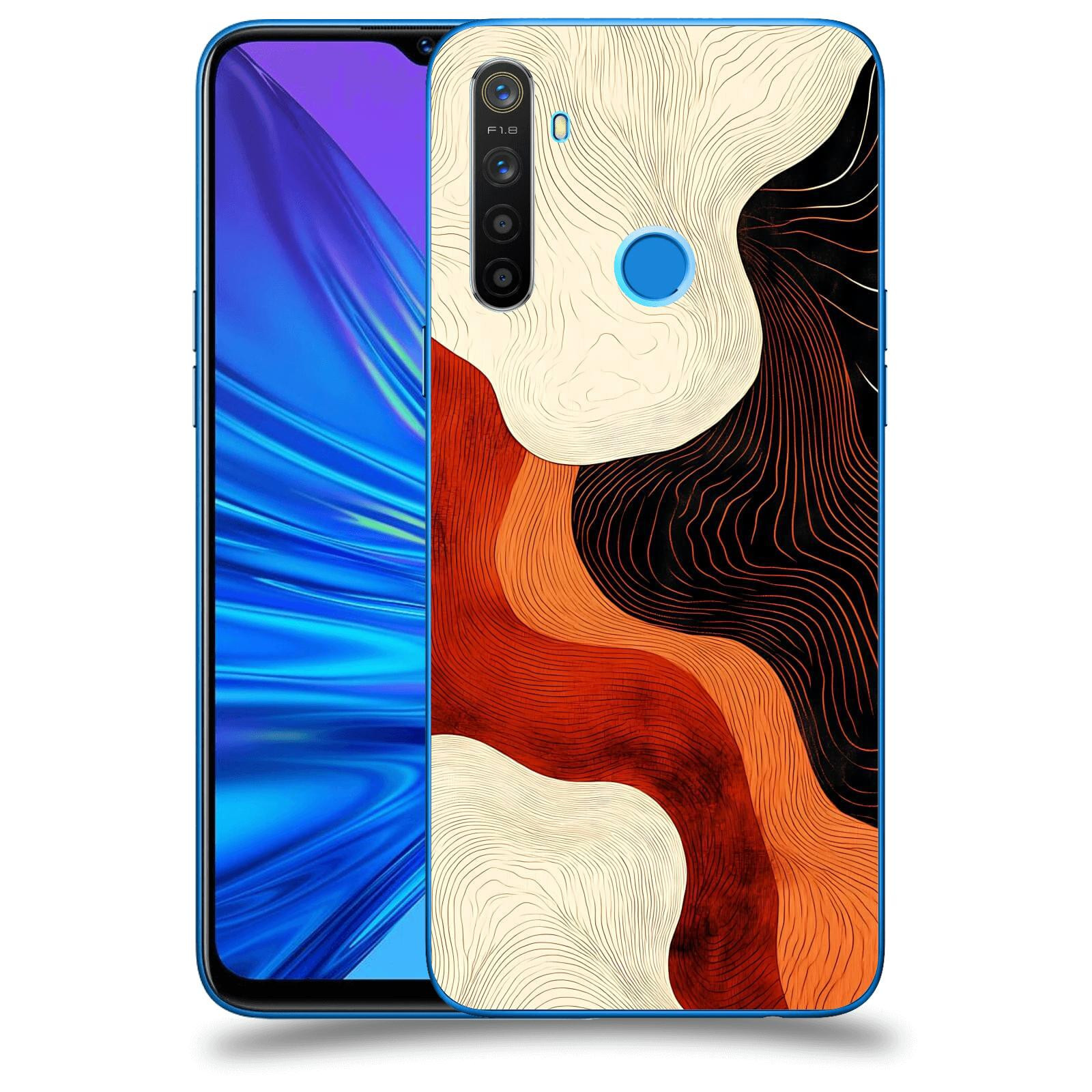 ACOVER Kryt na mobil Realme 5 - Dřevěná harmonie