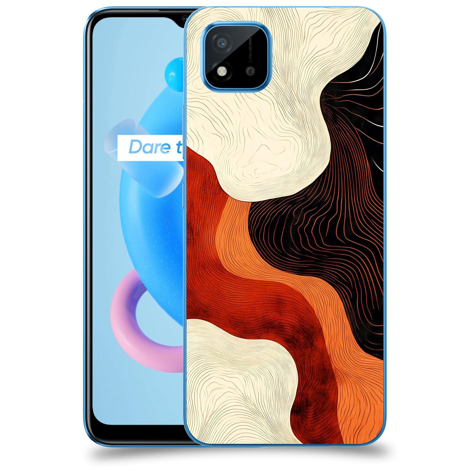 ACOVER Kryt na mobil Realme C11 (2021) - Dřevěná harmonie