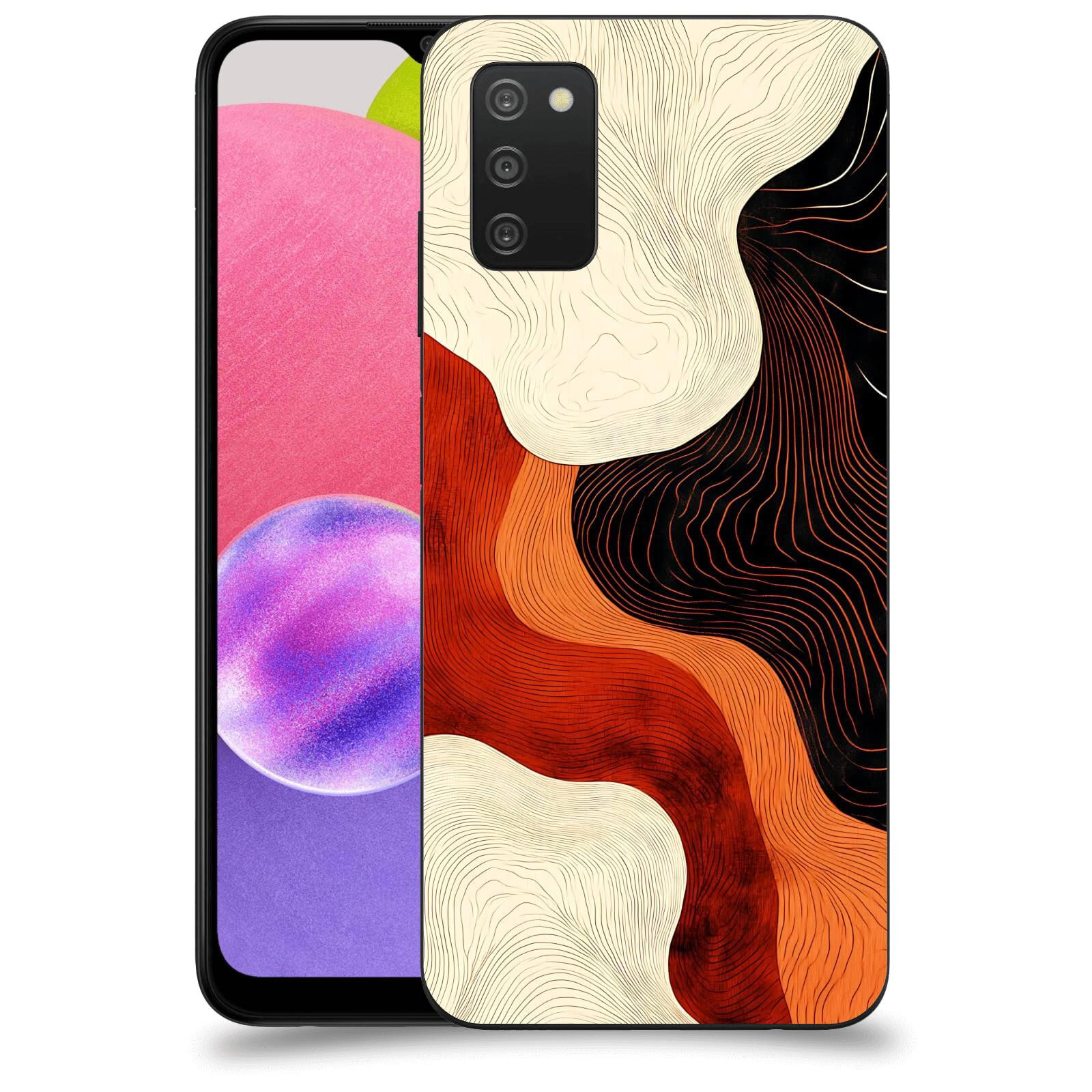 ACOVER Kryt na mobil Samsung Galaxy A03s A037G - Dřevěná harmonie
