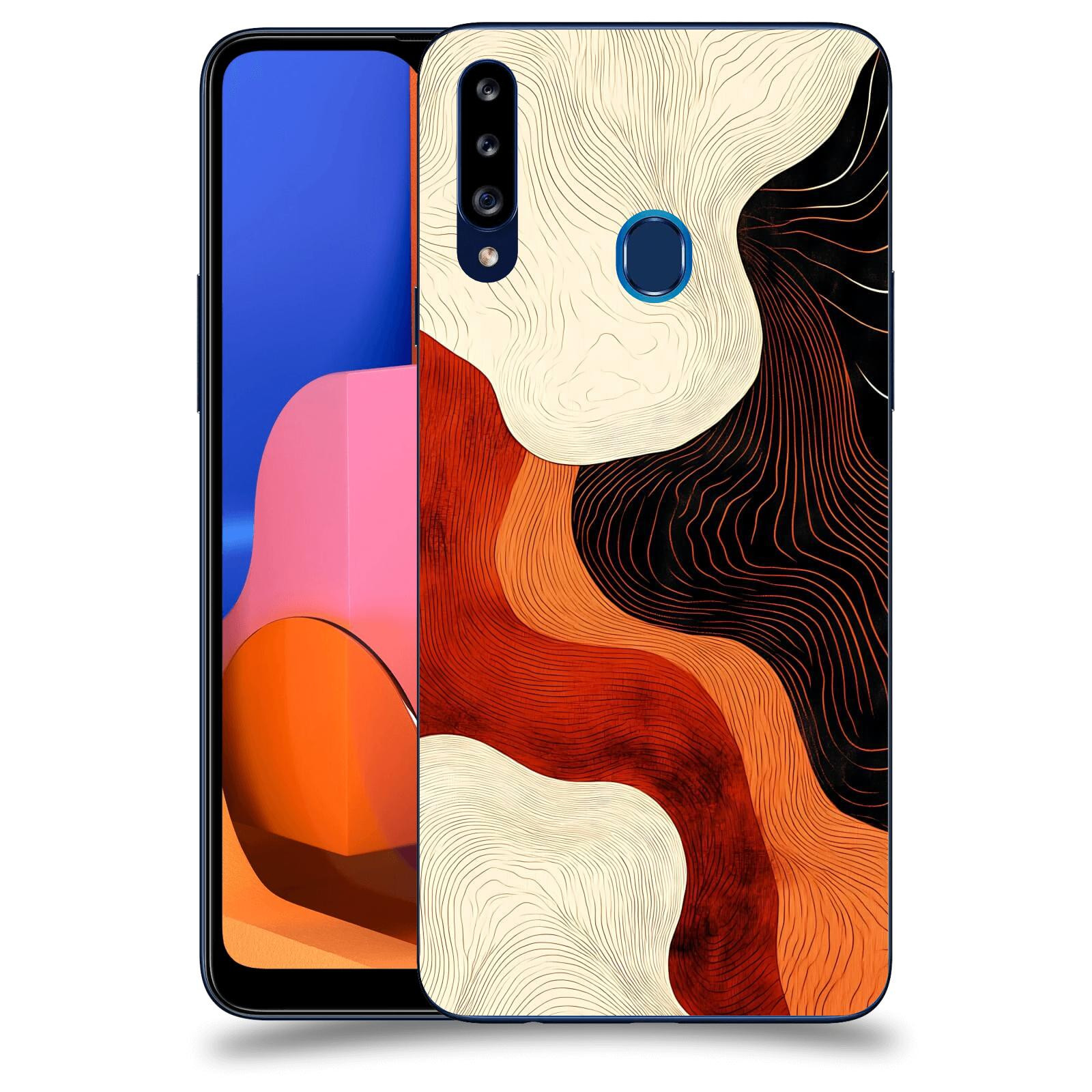 ACOVER Kryt na mobil Samsung Galaxy A20s - Dřevěná harmonie