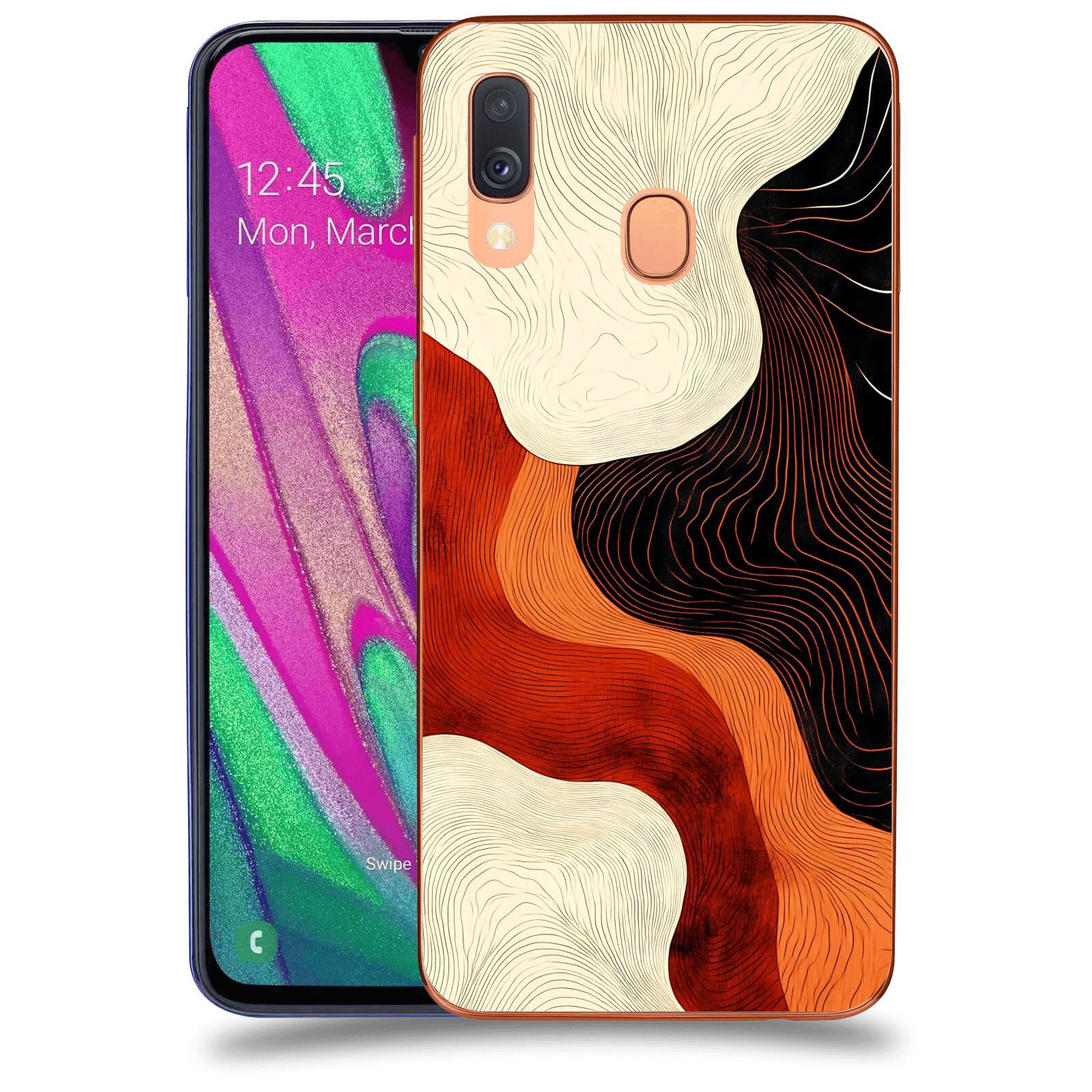 ACOVER Kryt na mobil Samsung Galaxy A40 A405F - Dřevěná harmonie