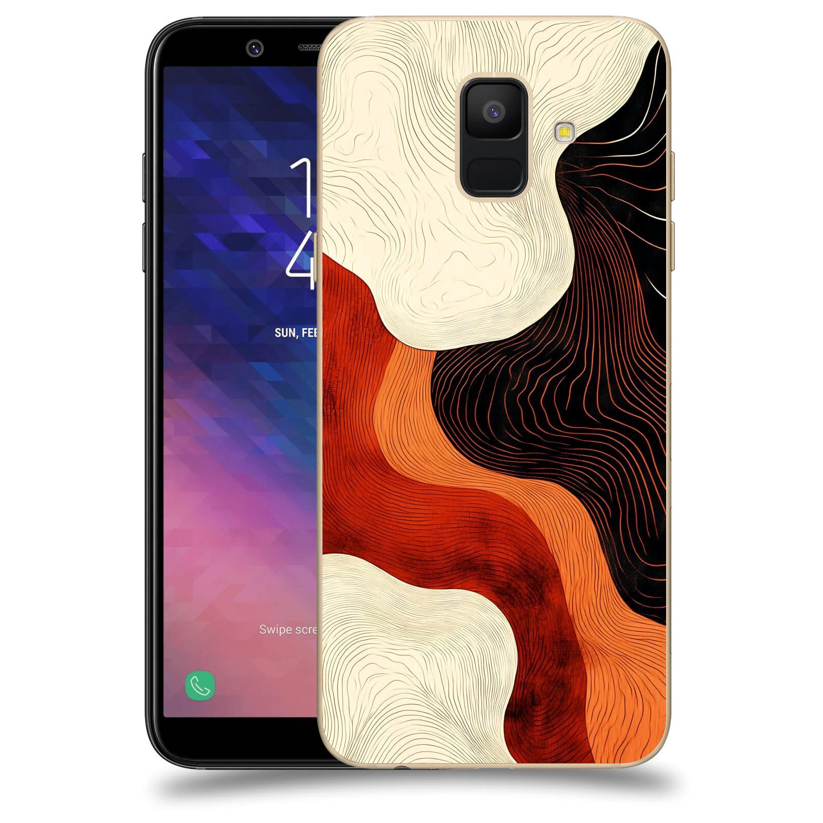 ACOVER Kryt na mobil Samsung Galaxy A6 A600F - Dřevěná harmonie