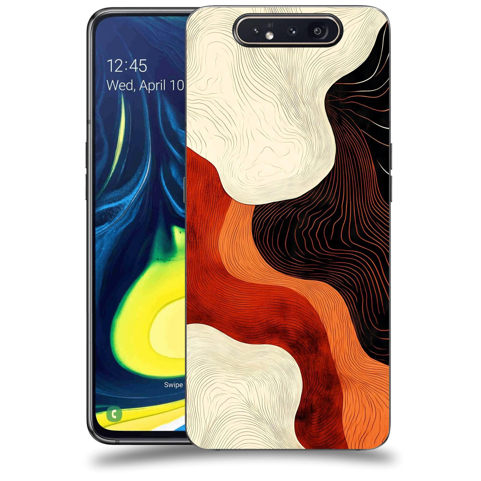 ACOVER Kryt na mobil Samsung Galaxy A80 A805F - Dřevěná harmonie