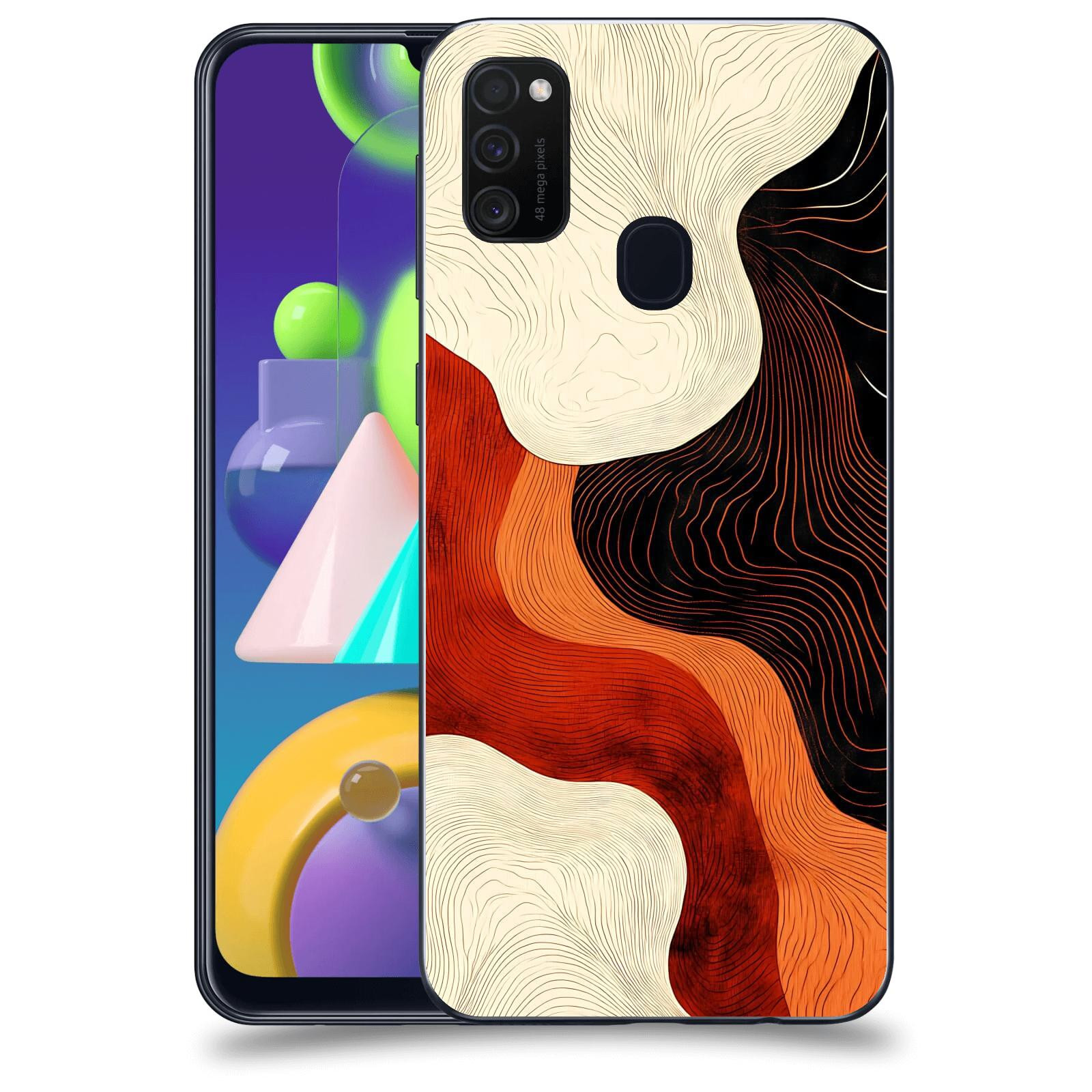 ACOVER Kryt na mobil Samsung Galaxy M21 M215F - Dřevěná harmonie