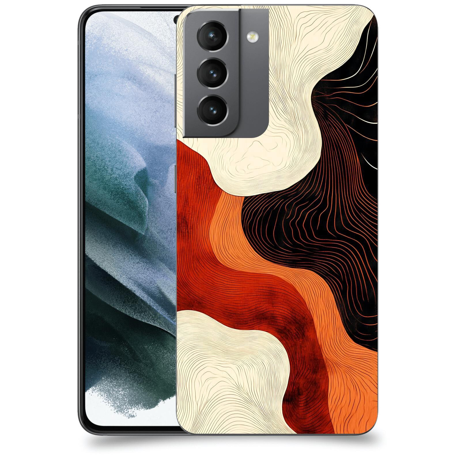 ACOVER Kryt na mobil Samsung Galaxy S21 G991B - Dřevěná harmonie