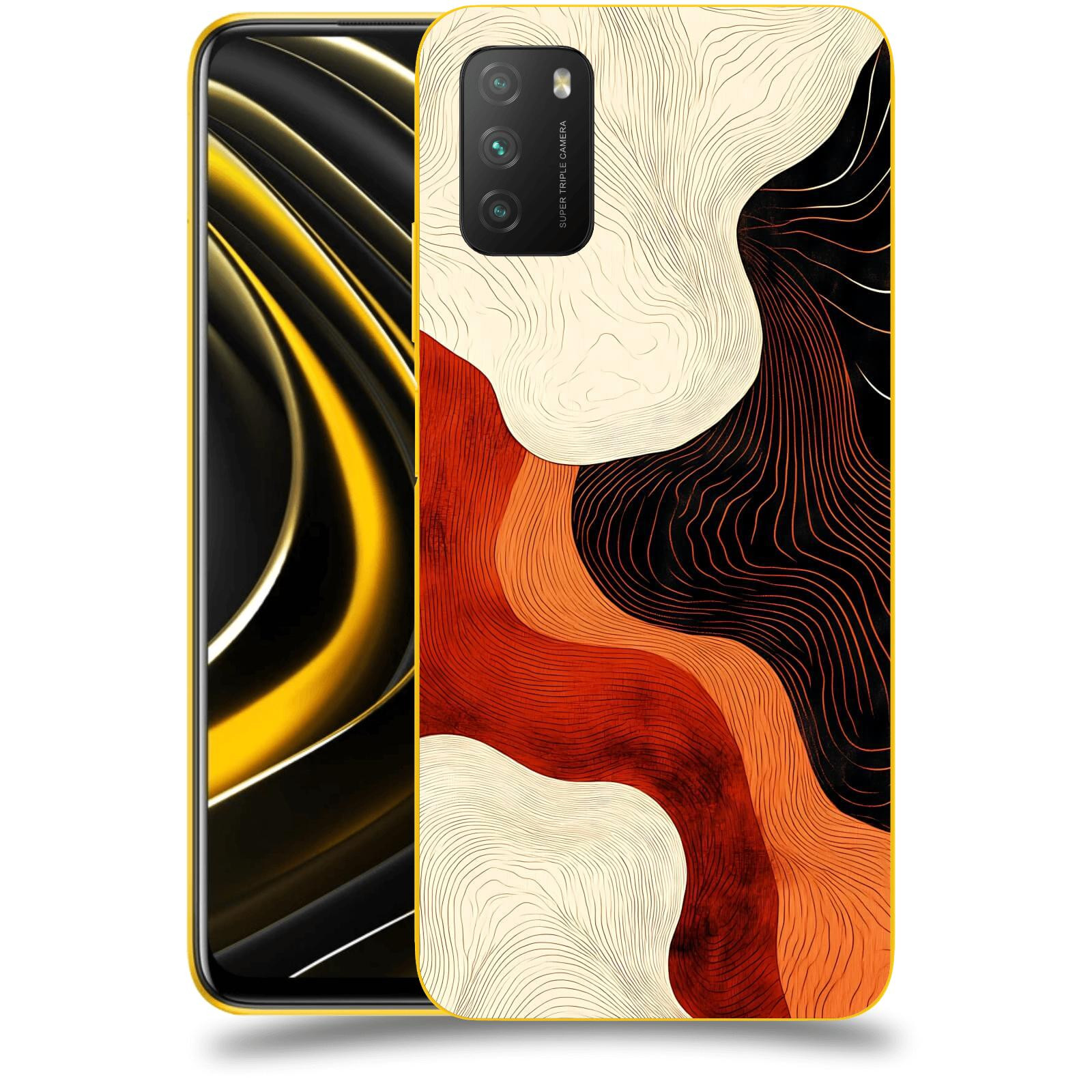 ACOVER Kryt na mobil Xiaomi Poco M3 - Dřevěná harmonie