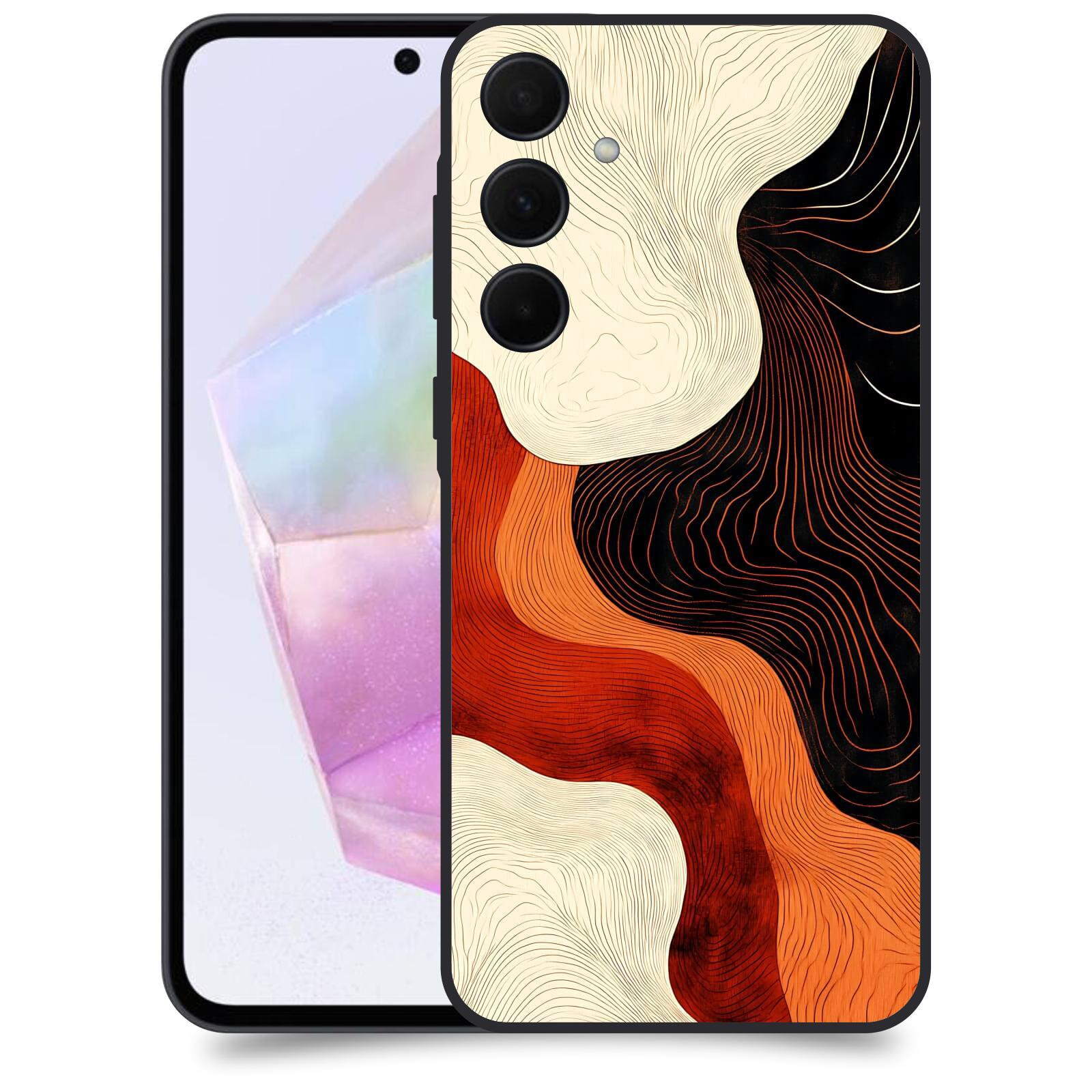 ACOVER Kryt na mobil Samsung Galaxy A35 5G - Dřevěná harmonie