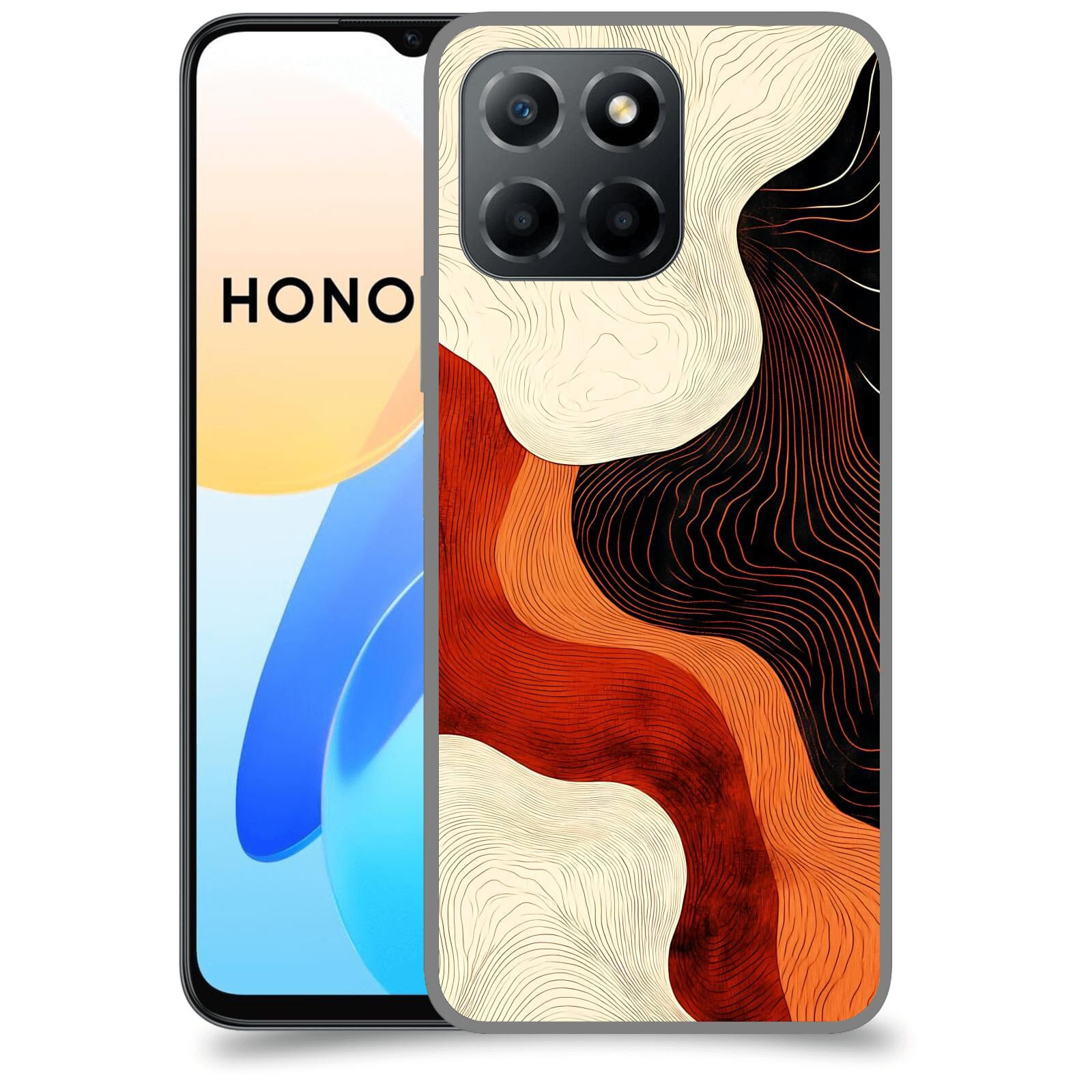 ACOVER Kryt na mobil Honor X8 4G - Dřevěná harmonie