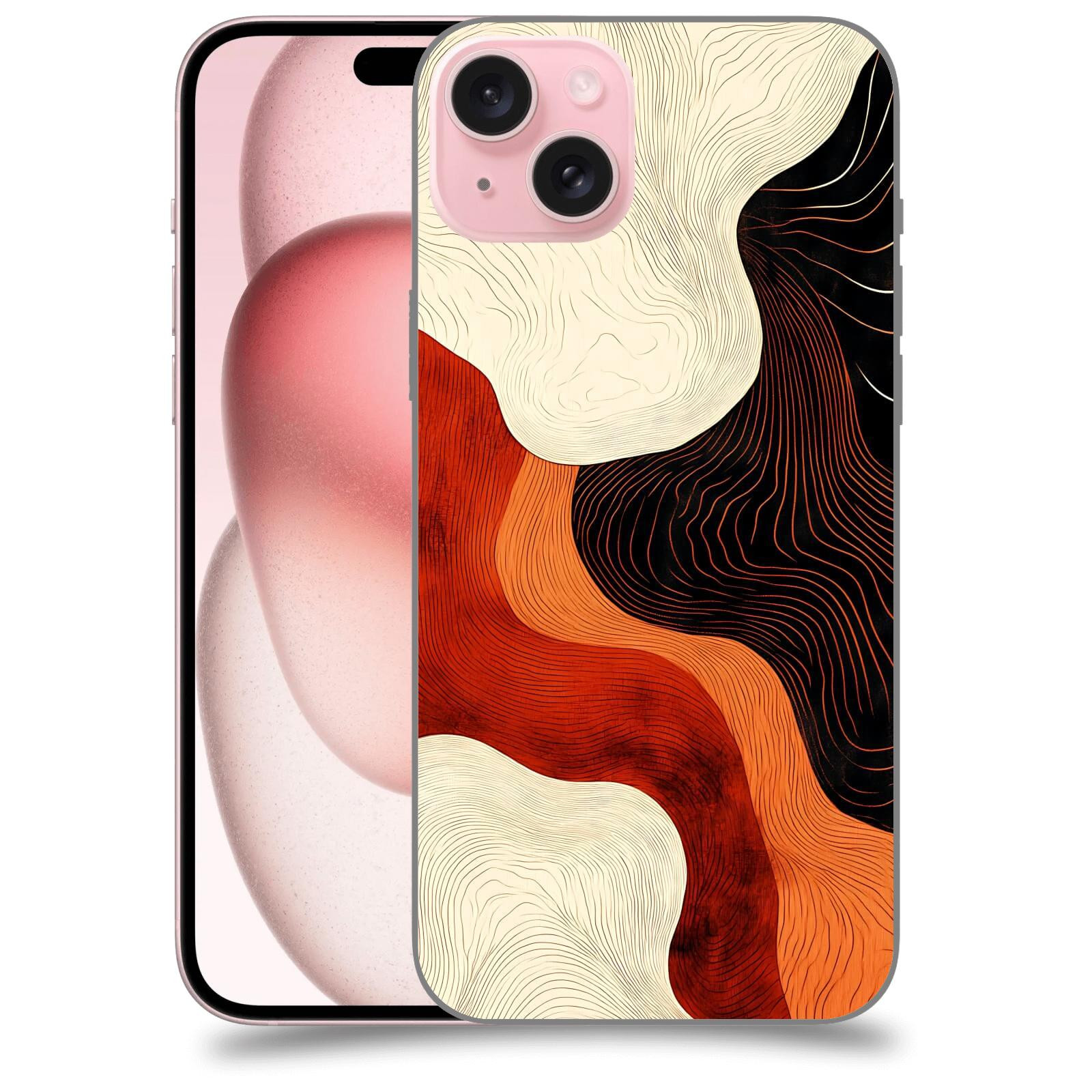 ACOVER Kryt na mobil Apple iPhone 15 plus - Dřevěná harmonie