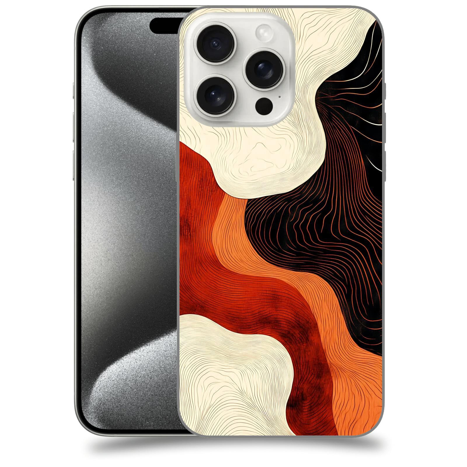 ACOVER Kryt na mobil Apple iPhone 15 pro max - Dřevěná harmonie