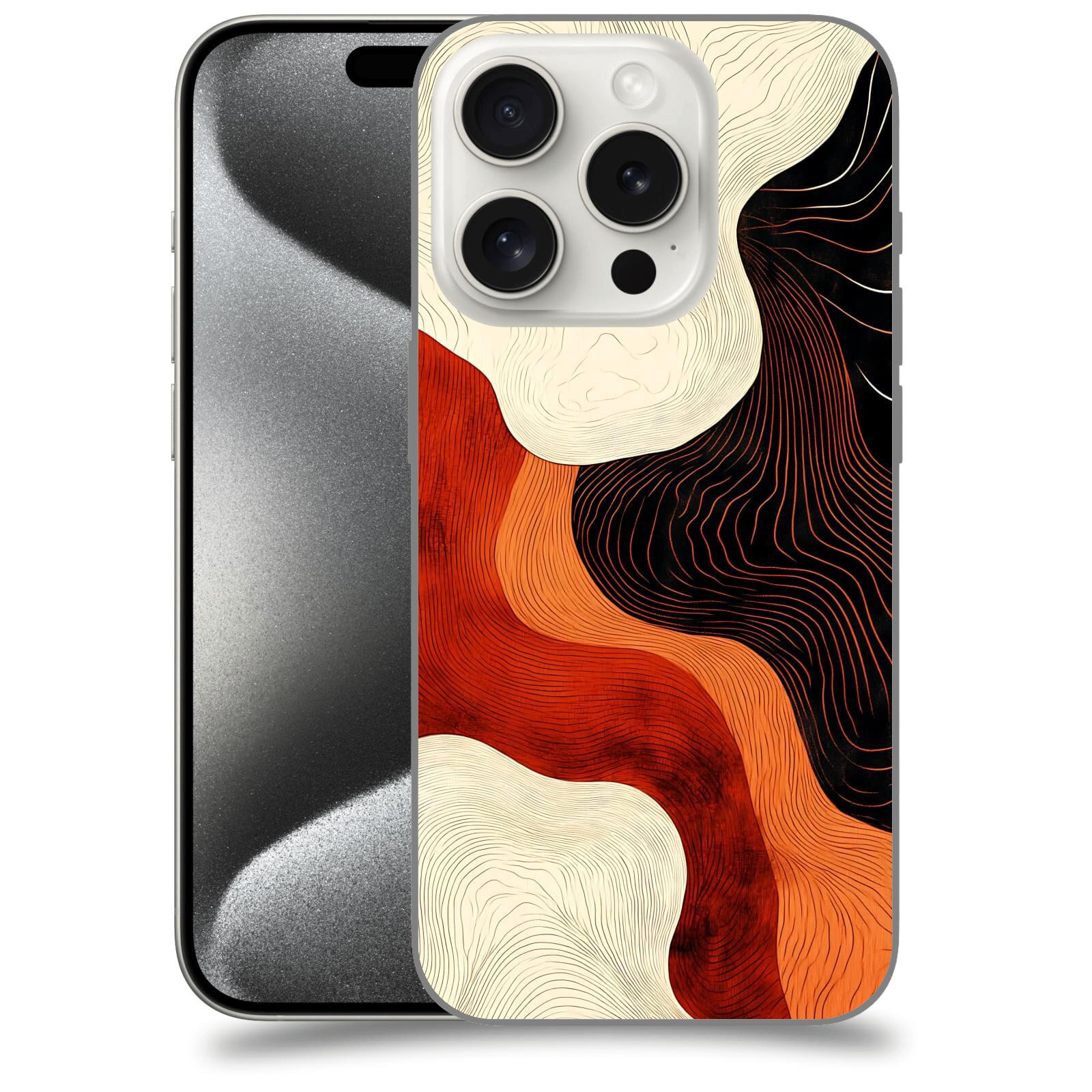 ACOVER Kryt na mobil Apple iPhone 15 pro - Dřevěná harmonie