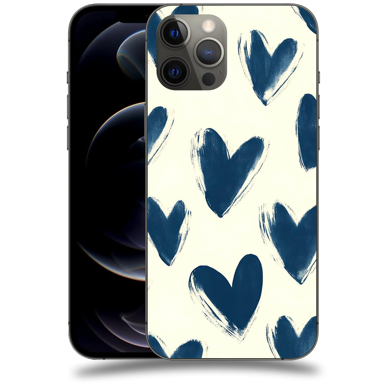 ACOVER Kryt na mobil Apple iPhone 12 Pro Max - Blue hearts