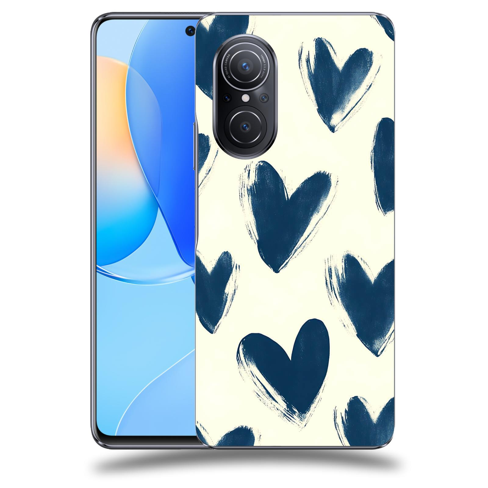 ACOVER Kryt na mobil Huawei Nova 9 SE - Blue hearts