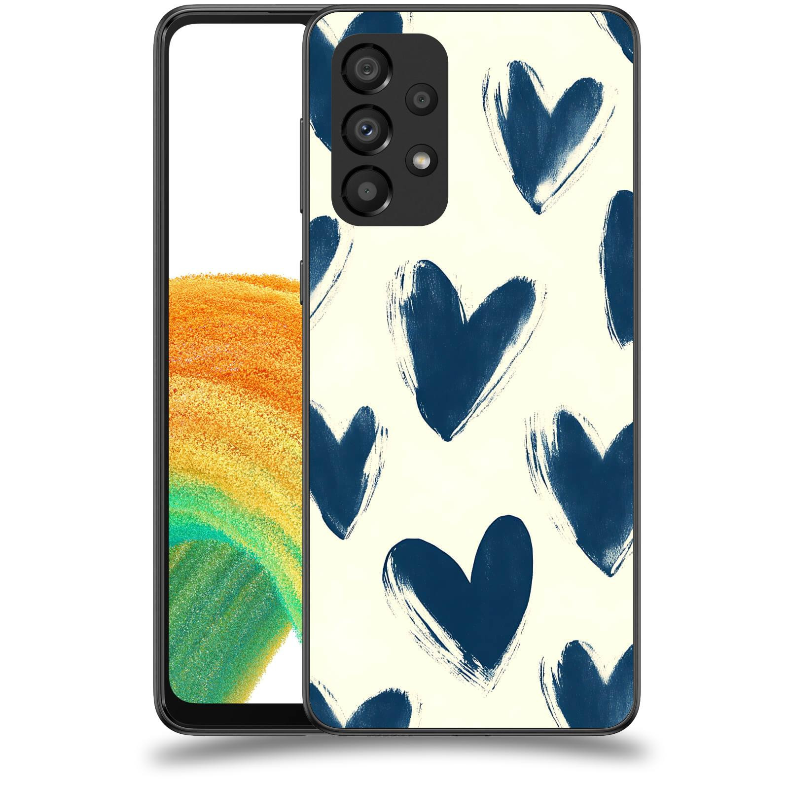 ACOVER Kryt na mobil Samsung Galaxy A33 5G A336 - Blue hearts