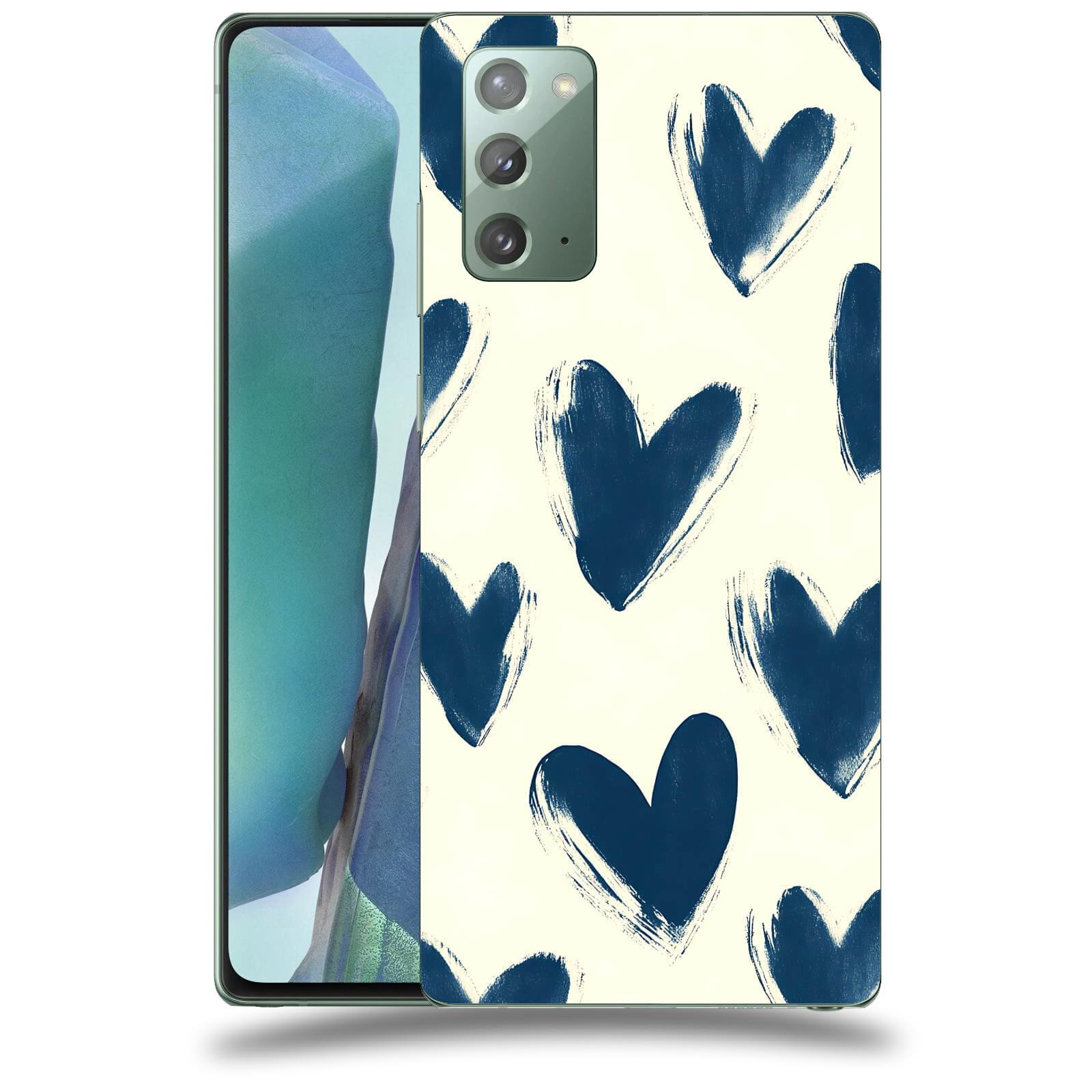 ACOVER Kryt na mobil Samsung Galaxy Note 20 - Blue hearts