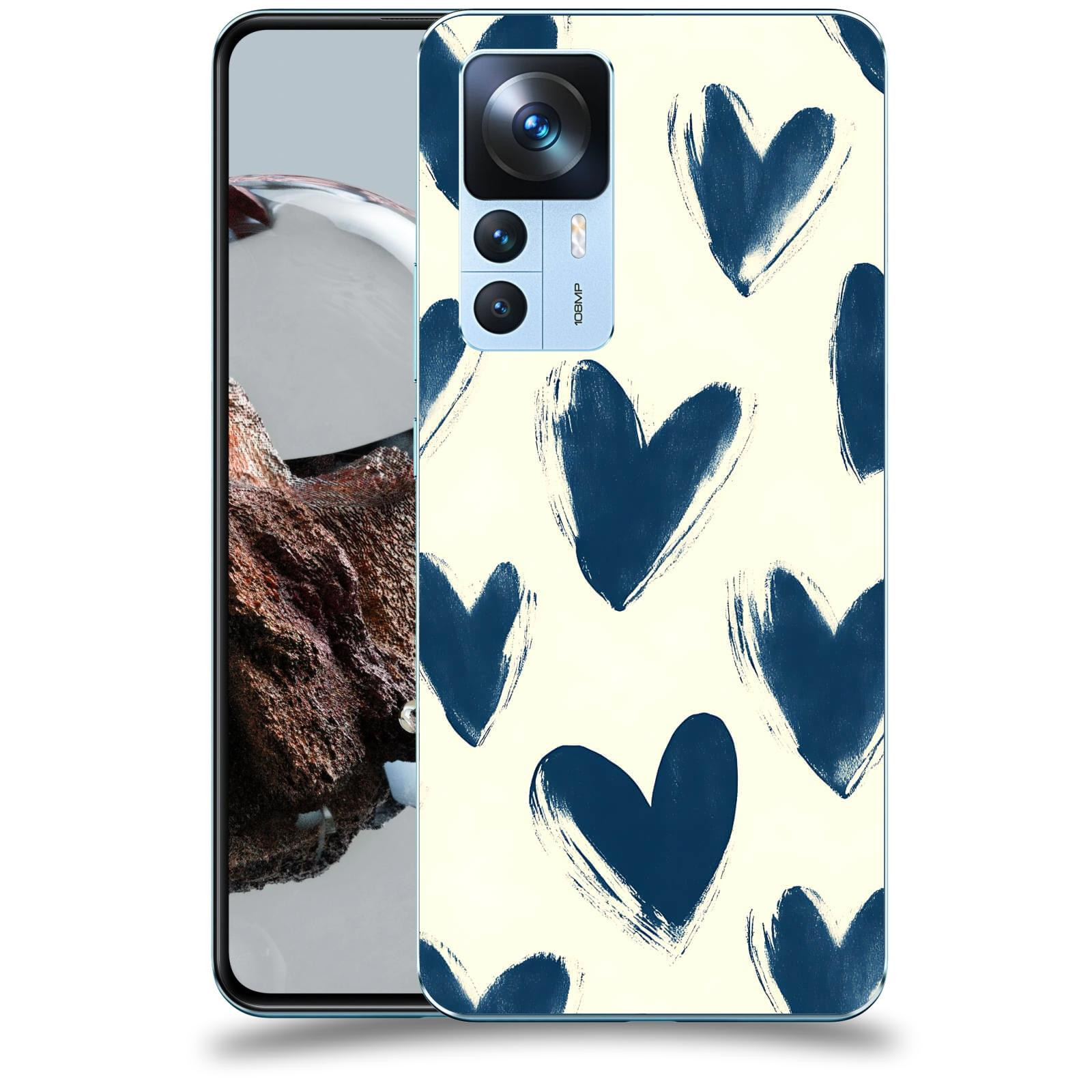ACOVER Kryt na mobil Xiaomi 12T - Blue hearts
