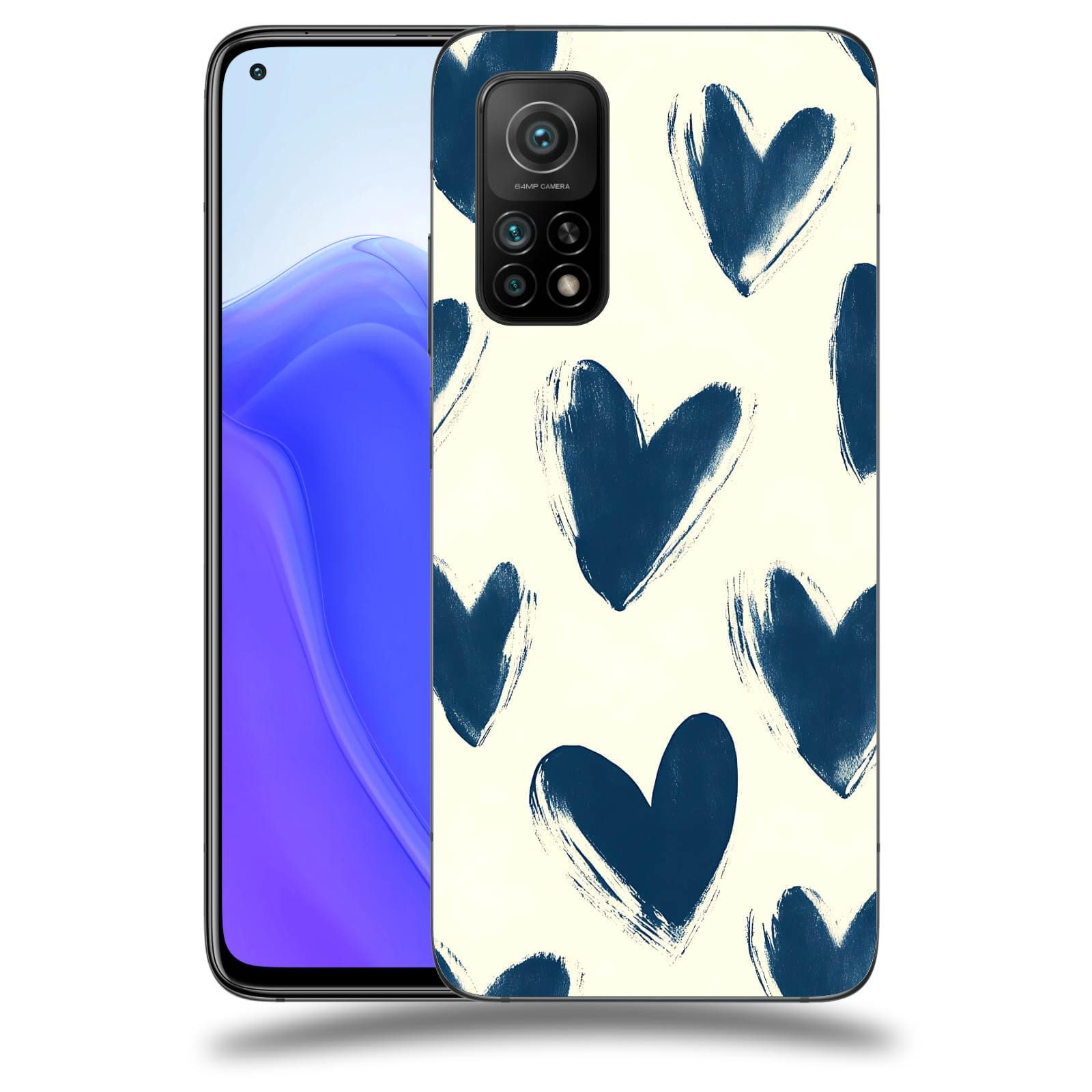 ACOVER Kryt na mobil Xiaomi Mi 10T - Blue hearts
