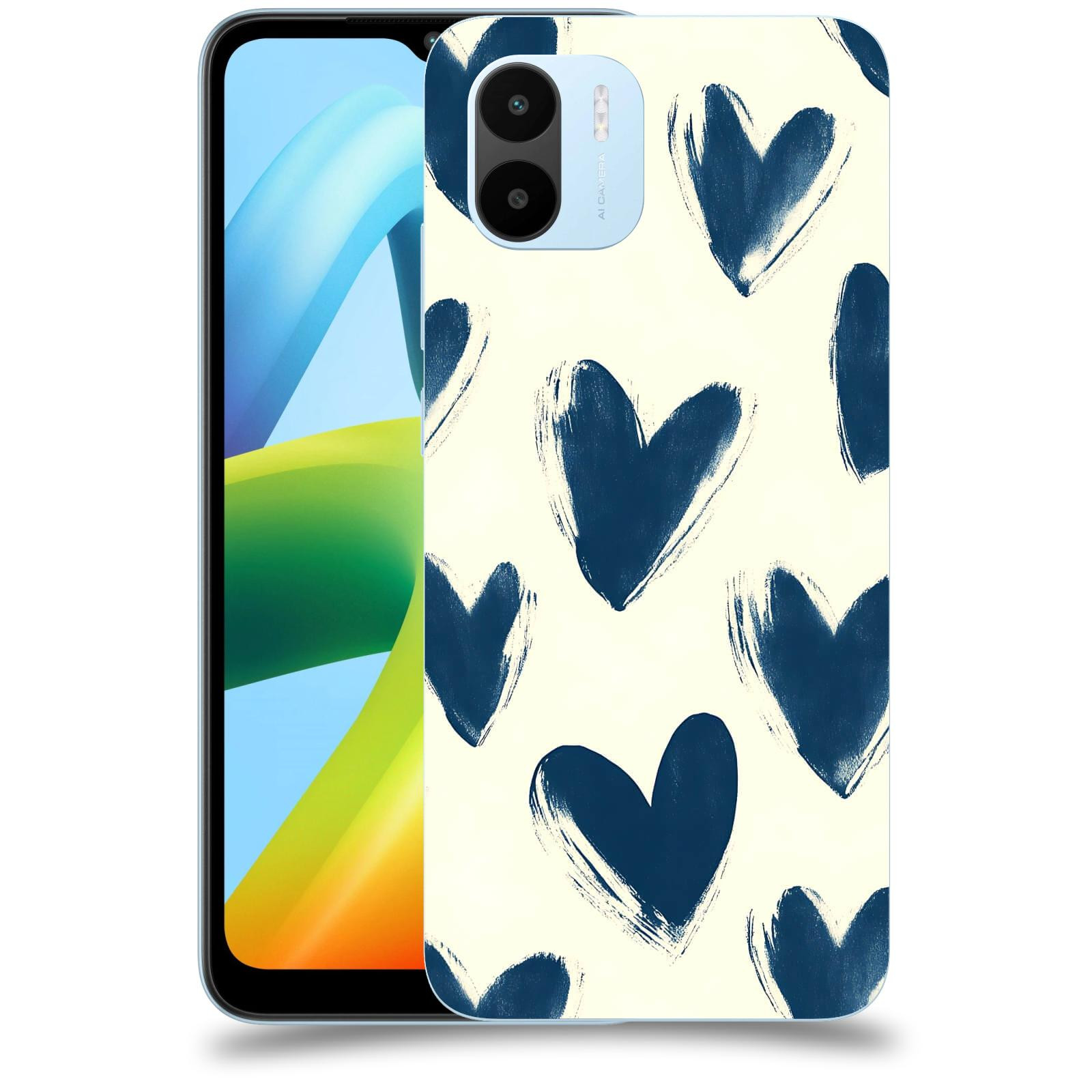 ACOVER Kryt na mobil Xiaomi Redmi A1 - Blue hearts