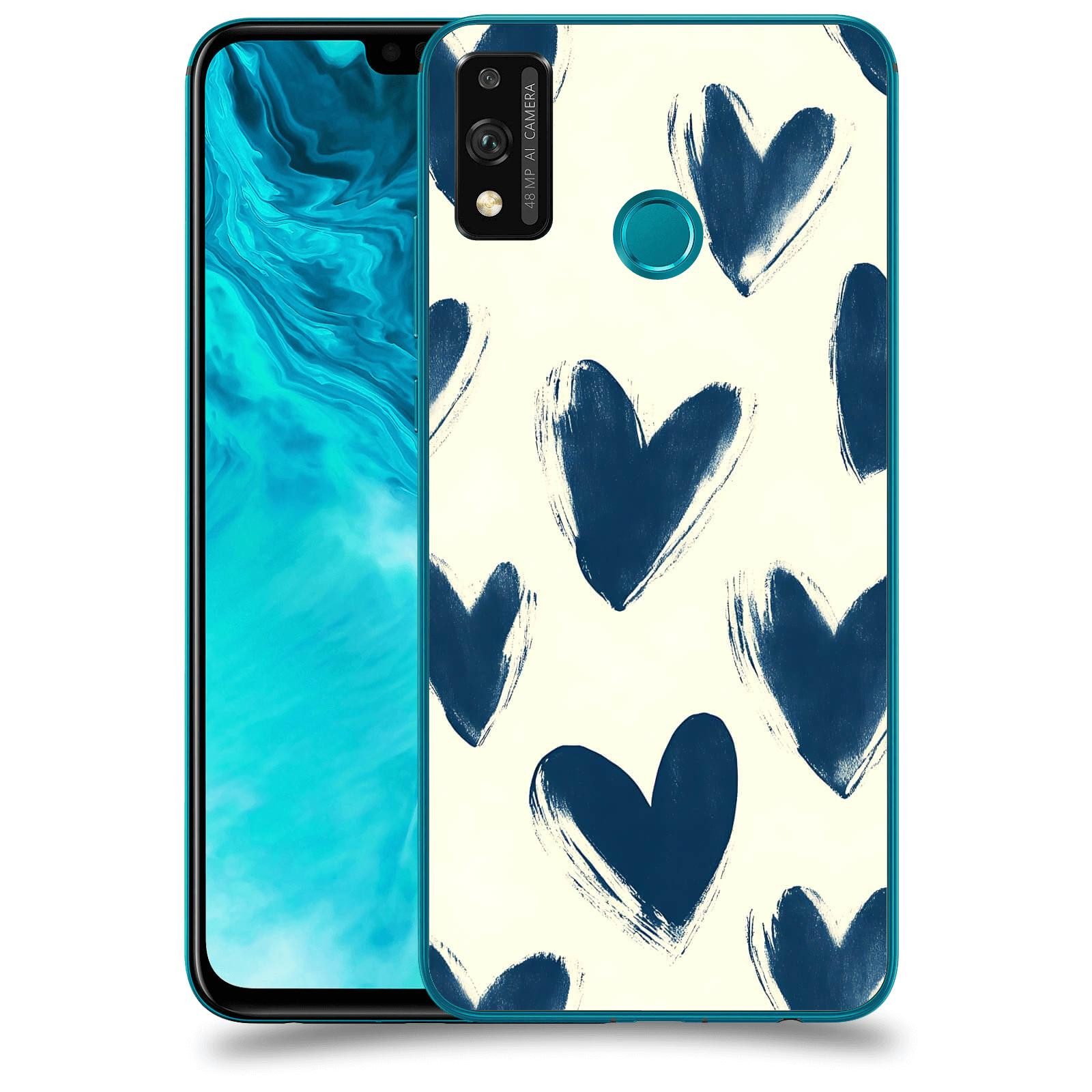 ACOVER Kryt na mobil Honor 9X Lite - Blue hearts