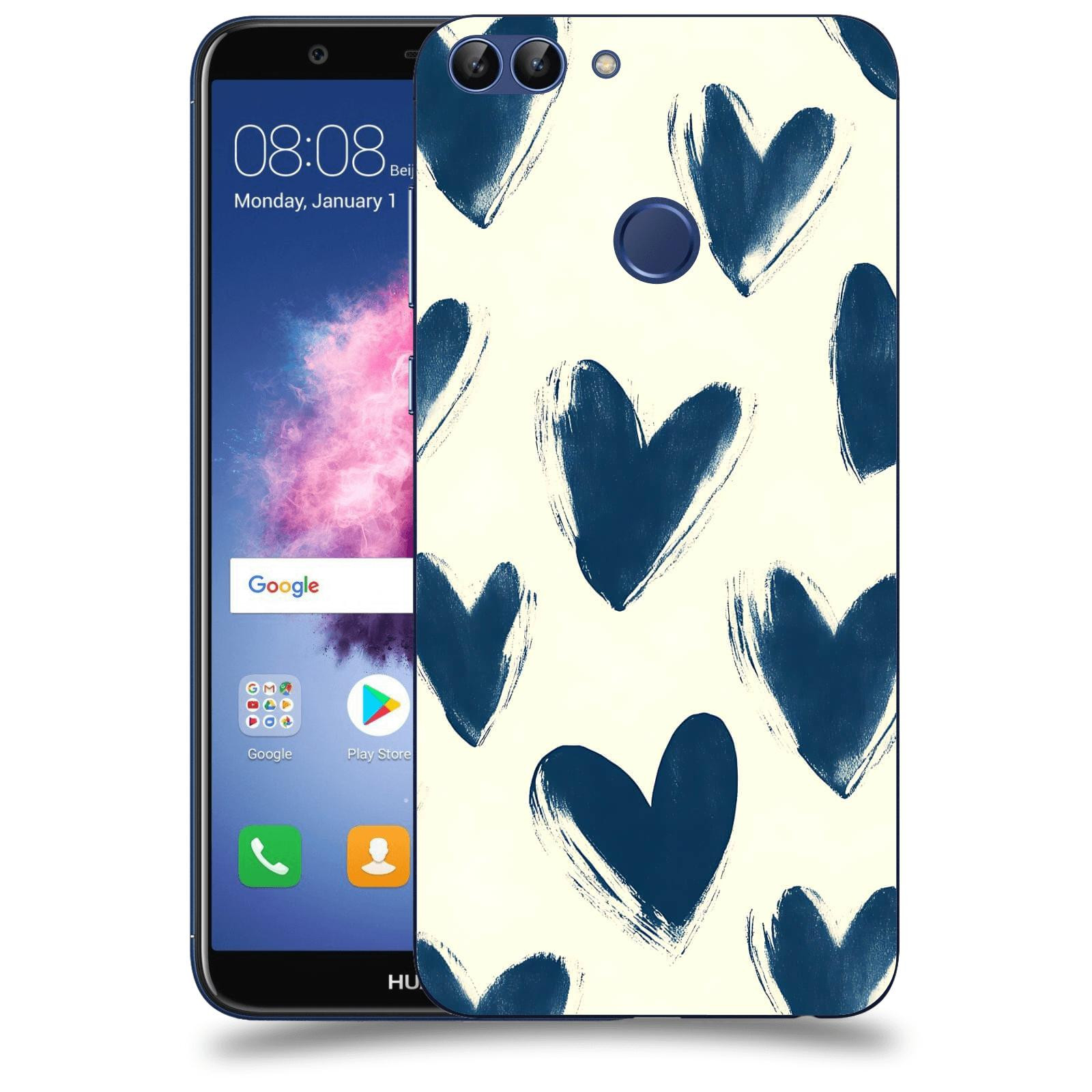 ACOVER Kryt na mobil Huawei P Smart - Blue hearts