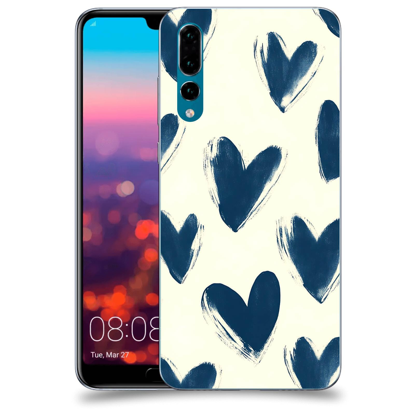 ACOVER Kryt na mobil Huawei P20 Pro - Blue hearts