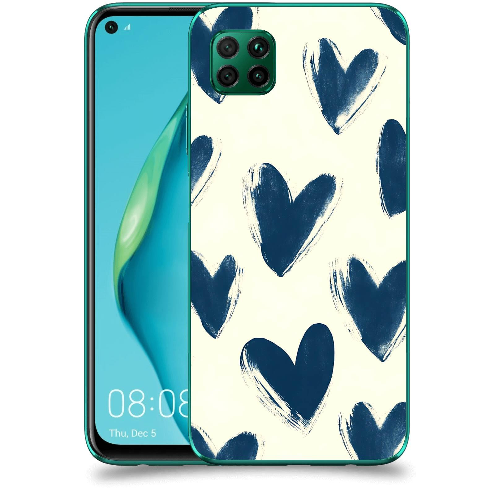 ACOVER Kryt na mobil Huawei P40 Lite - Blue hearts