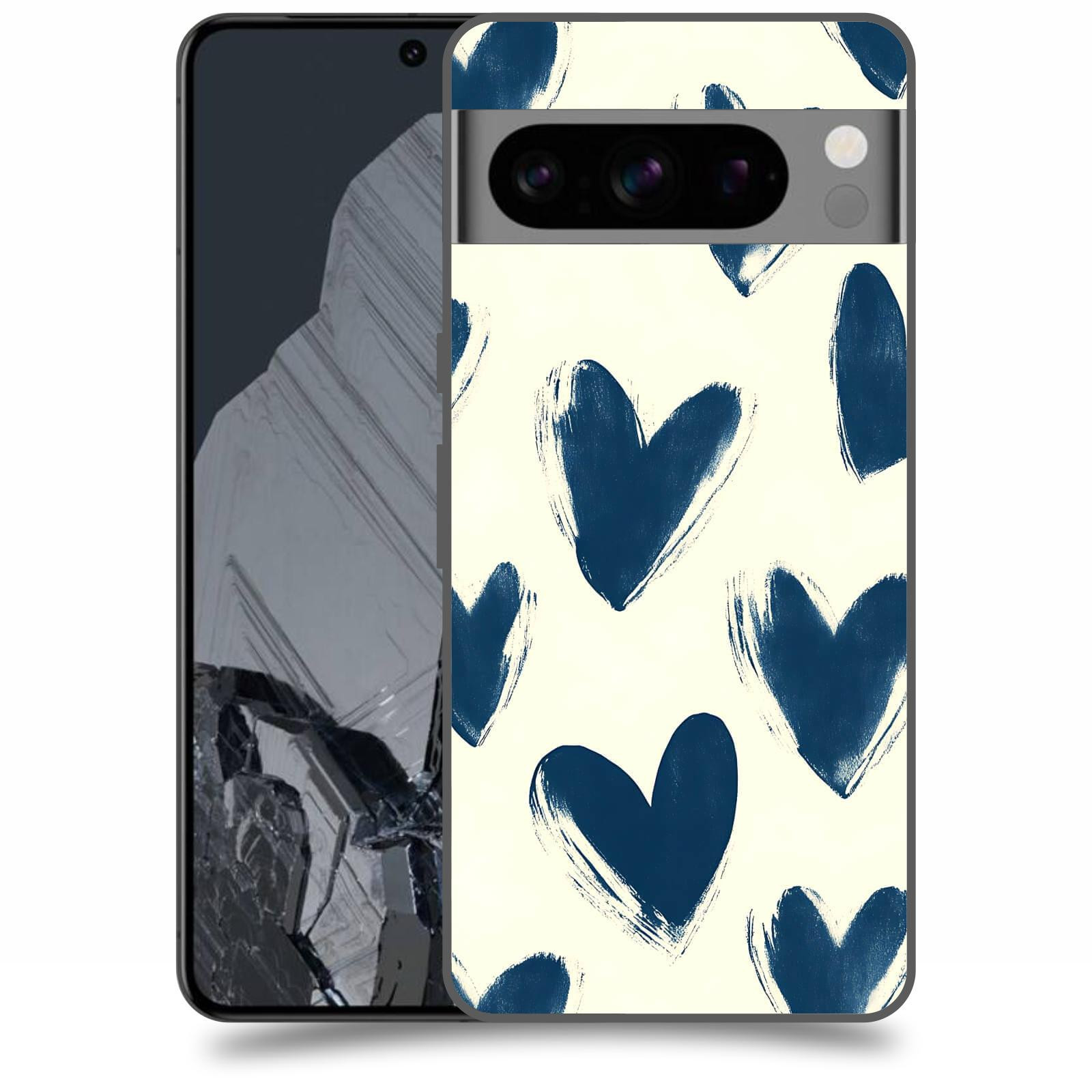 ACOVER Kryt na mobil Google Pixel 8 Pro - Blue hearts
