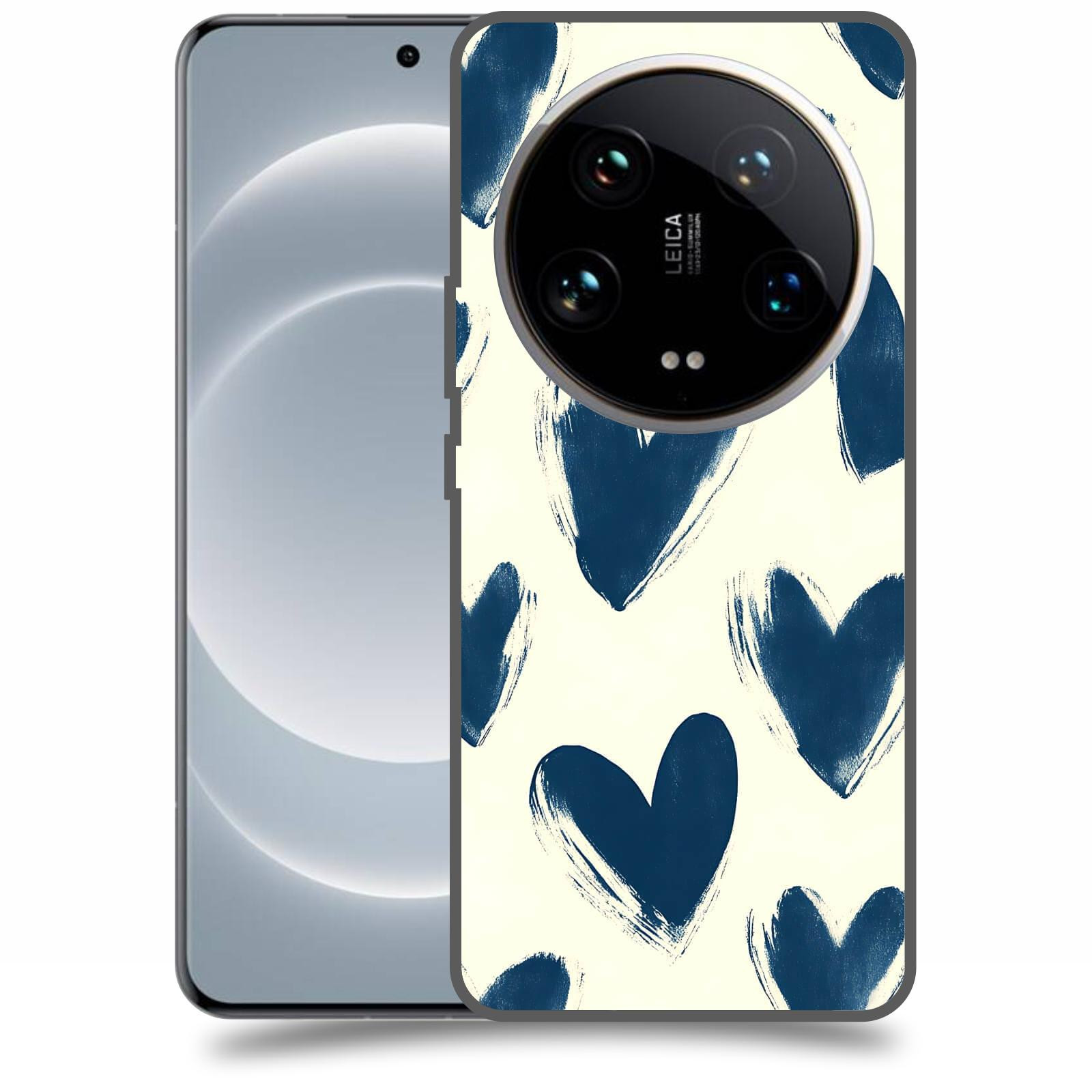 ACOVER Kryt na mobil Xiaomi 14 Ultra - Blue hearts