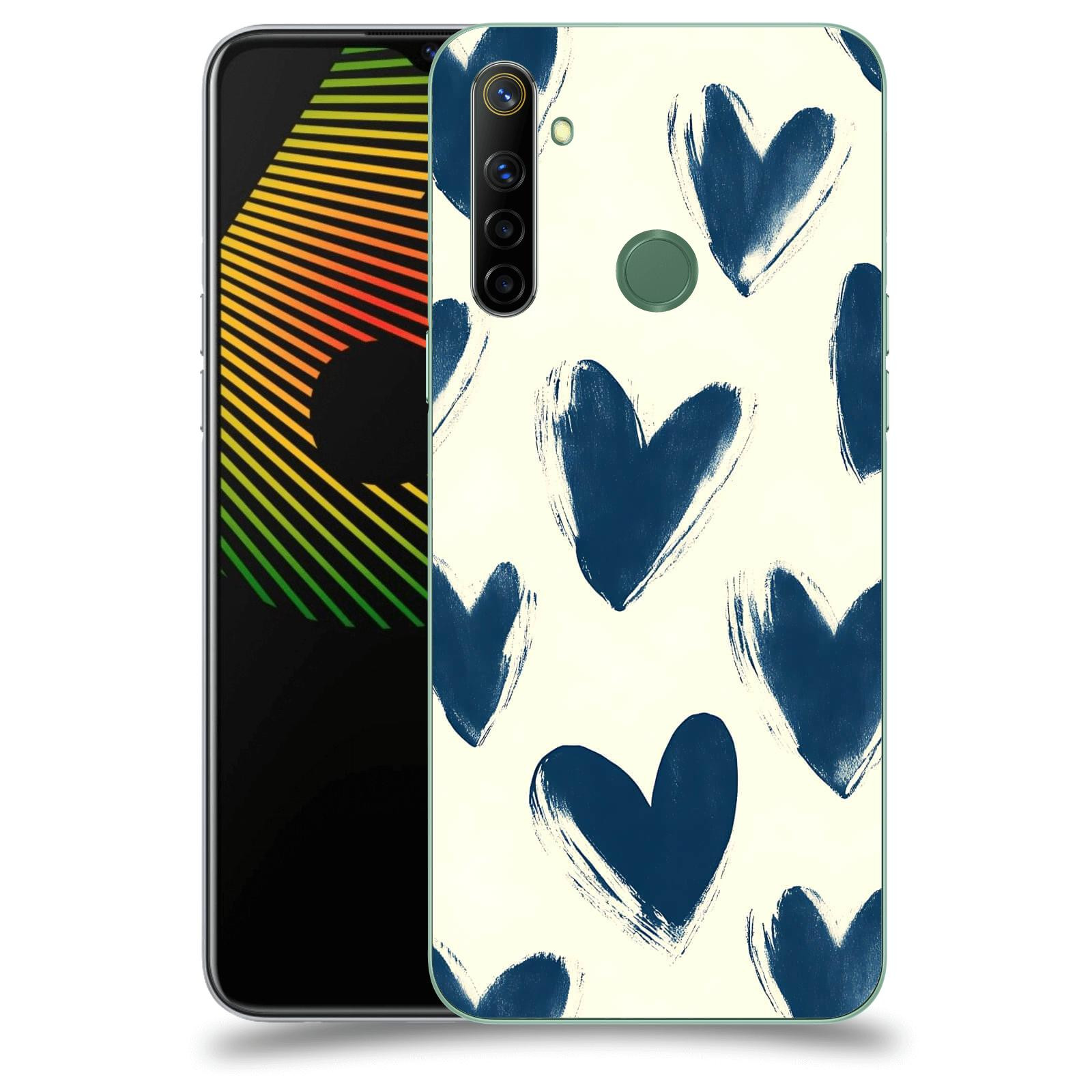 ACOVER Kryt na mobil Realme 6i - Blue hearts