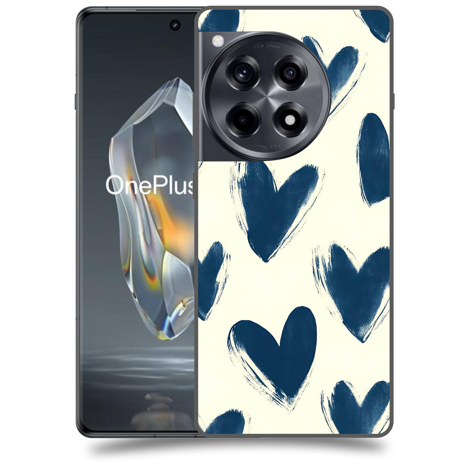 ACOVER Kryt na mobil OnePlus 12 - Blue hearts