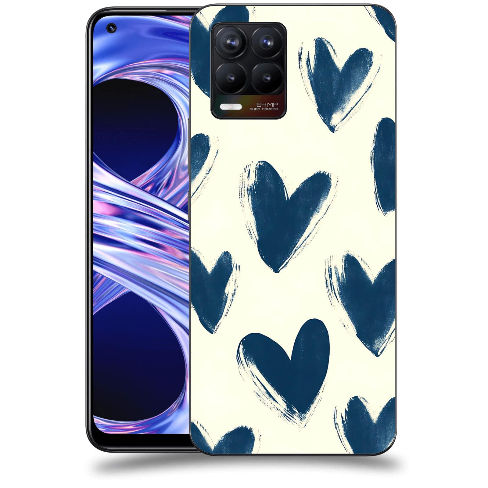 ACOVER Kryt na mobil Realme 8 - Blue hearts