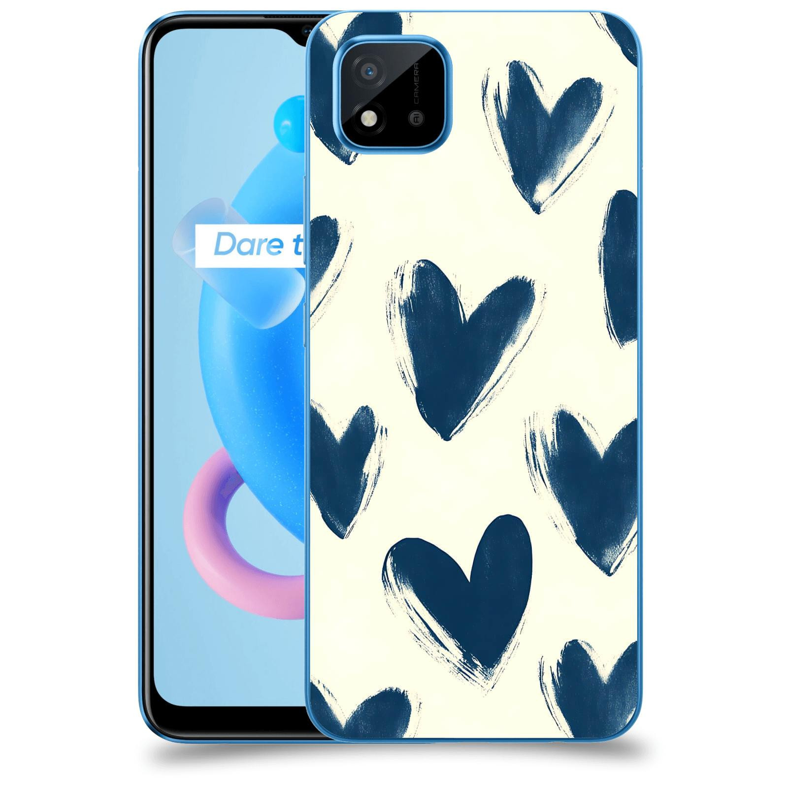ACOVER Kryt na mobil Realme C11 (2021) - Blue hearts