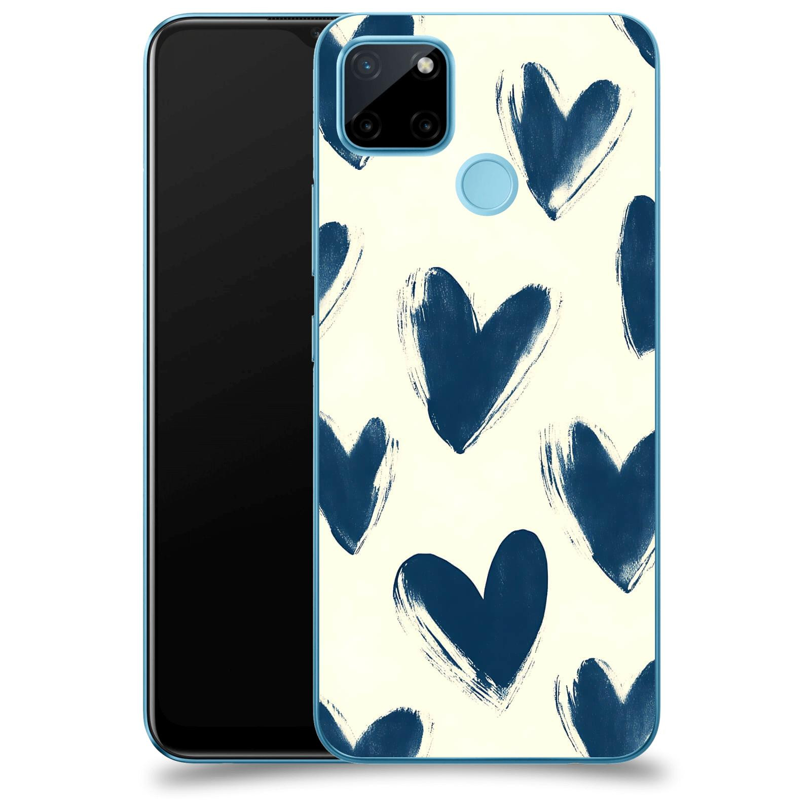 ACOVER Kryt na mobil Realme C21Y - Blue hearts