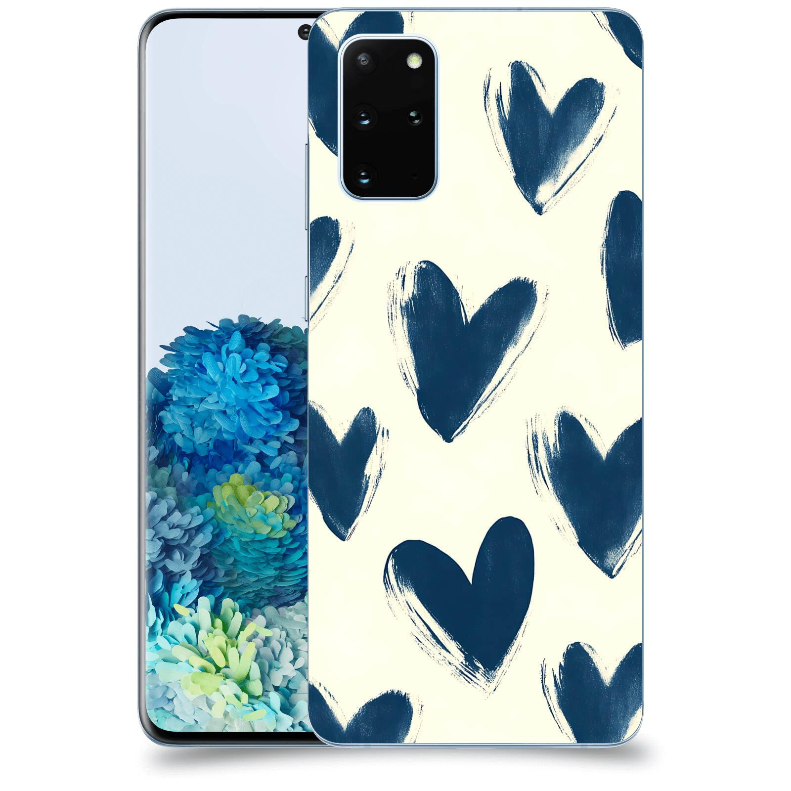 ACOVER Kryt na mobil Samsung Galaxy S20+ G985F - Blue hearts