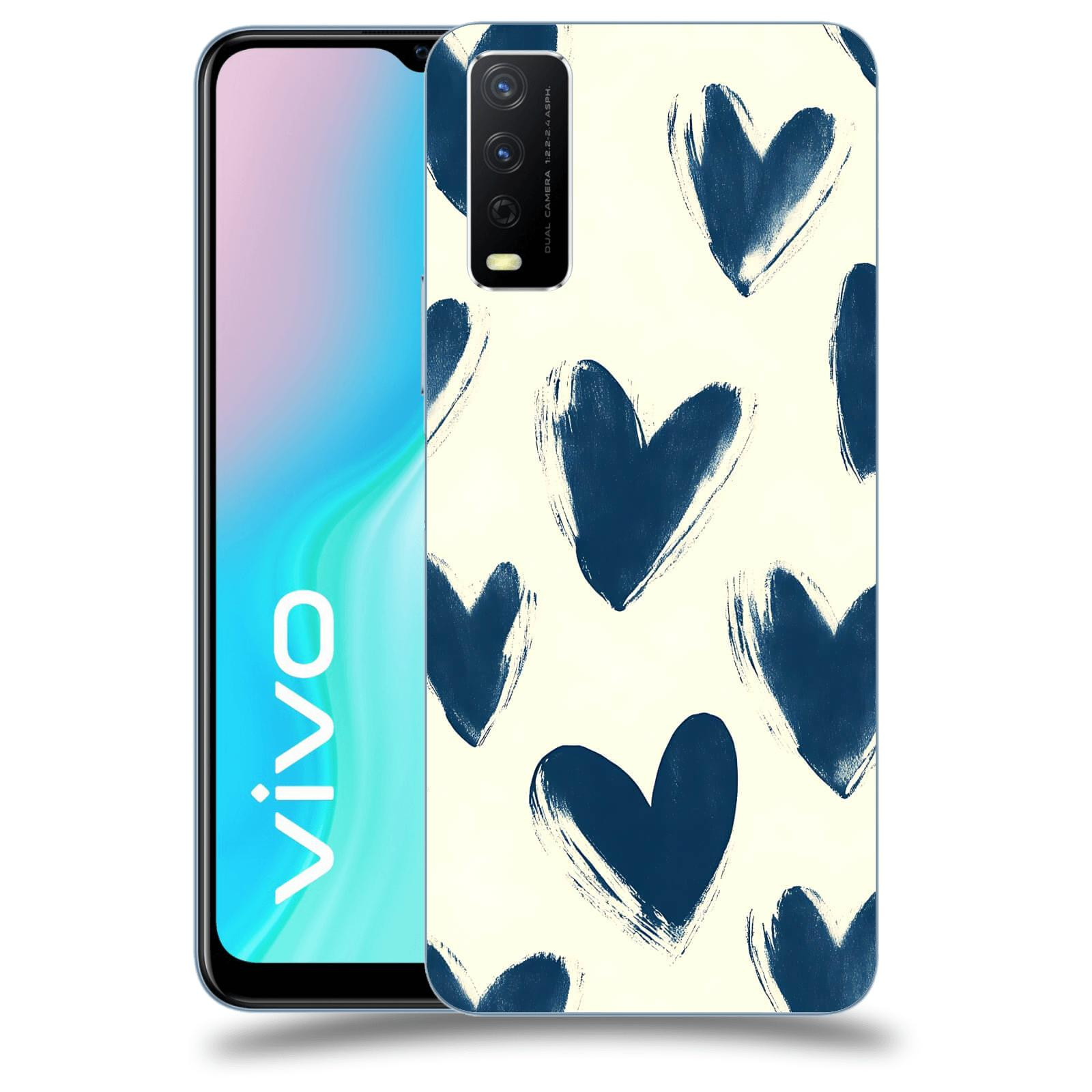 ACOVER Kryt na mobil Vivo Y11s - Blue hearts