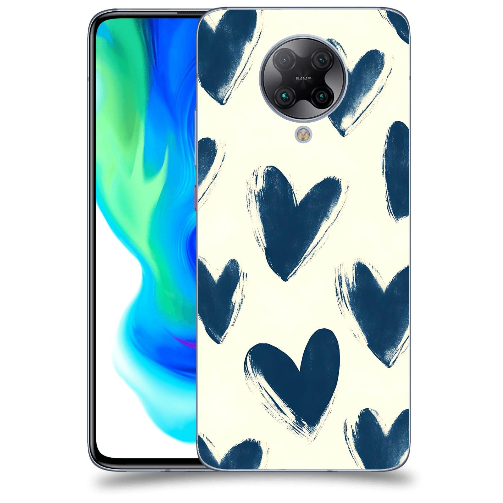 ACOVER Kryt na mobil Xiaomi Poco F2 Pro - Blue hearts