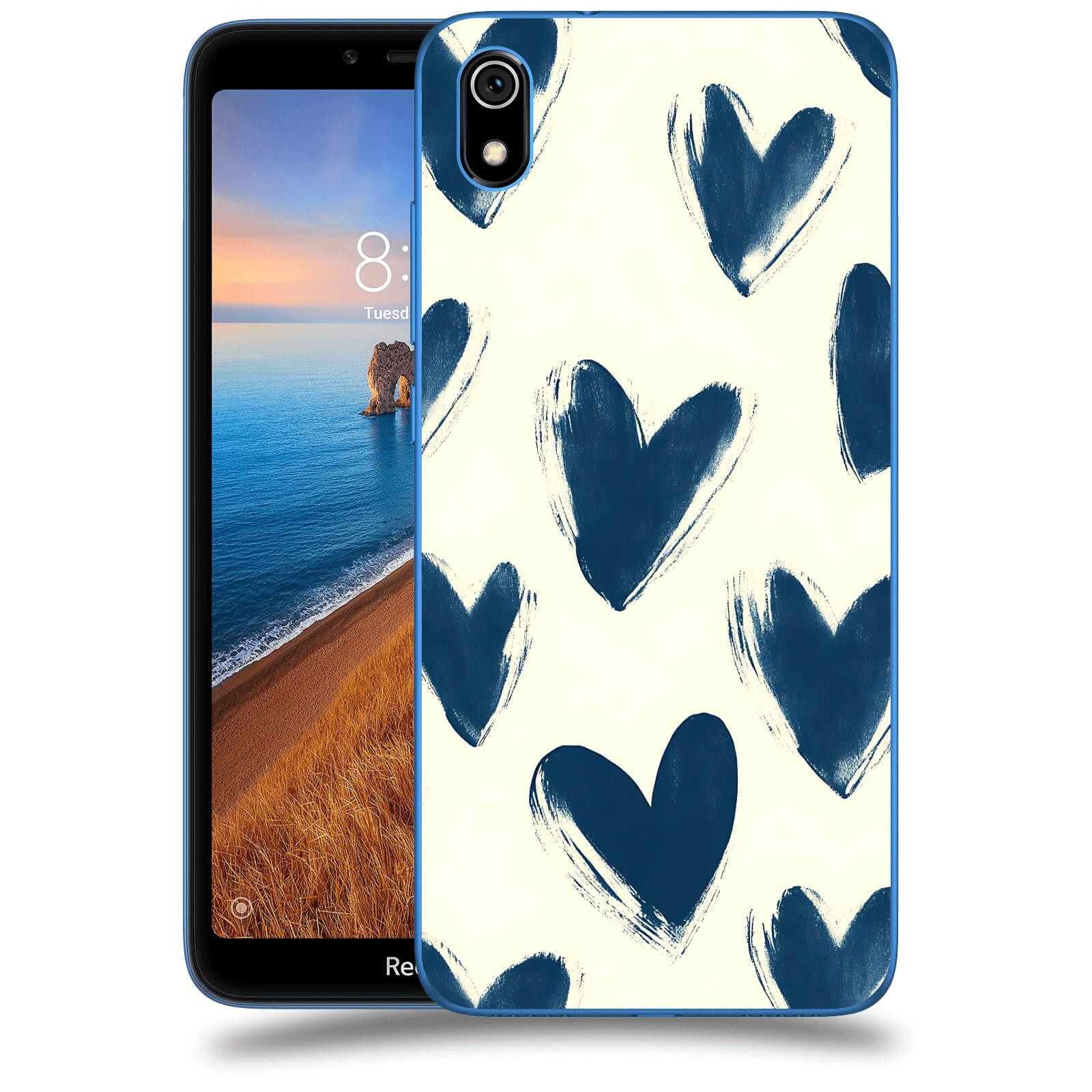 ACOVER Kryt na mobil Xiaomi Redmi 7A - Blue hearts