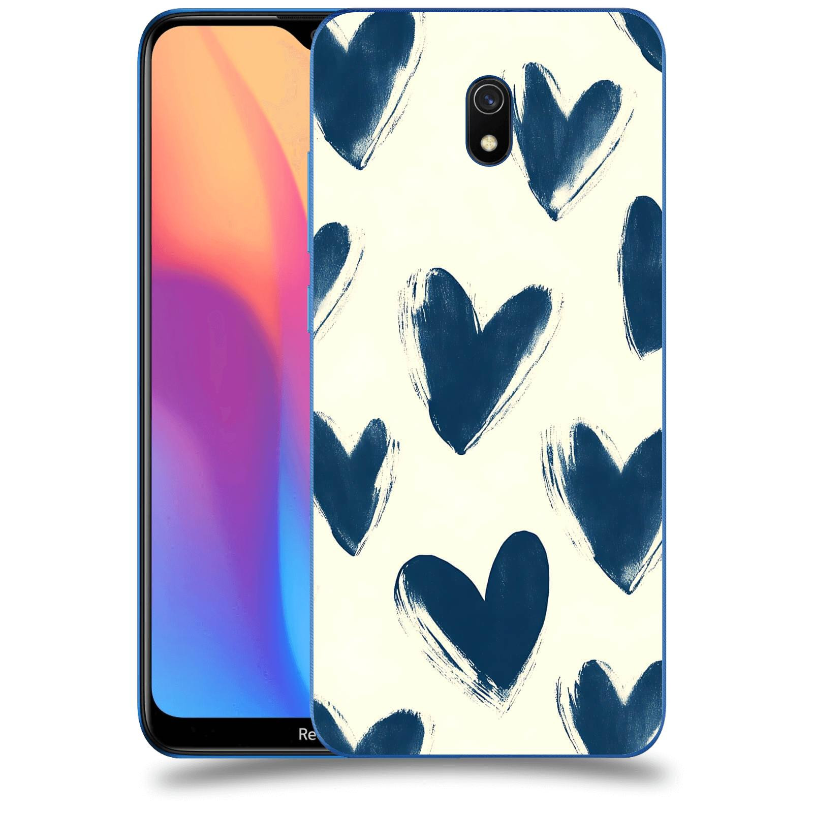 ACOVER Kryt na mobil Xiaomi Redmi 8A - Blue hearts