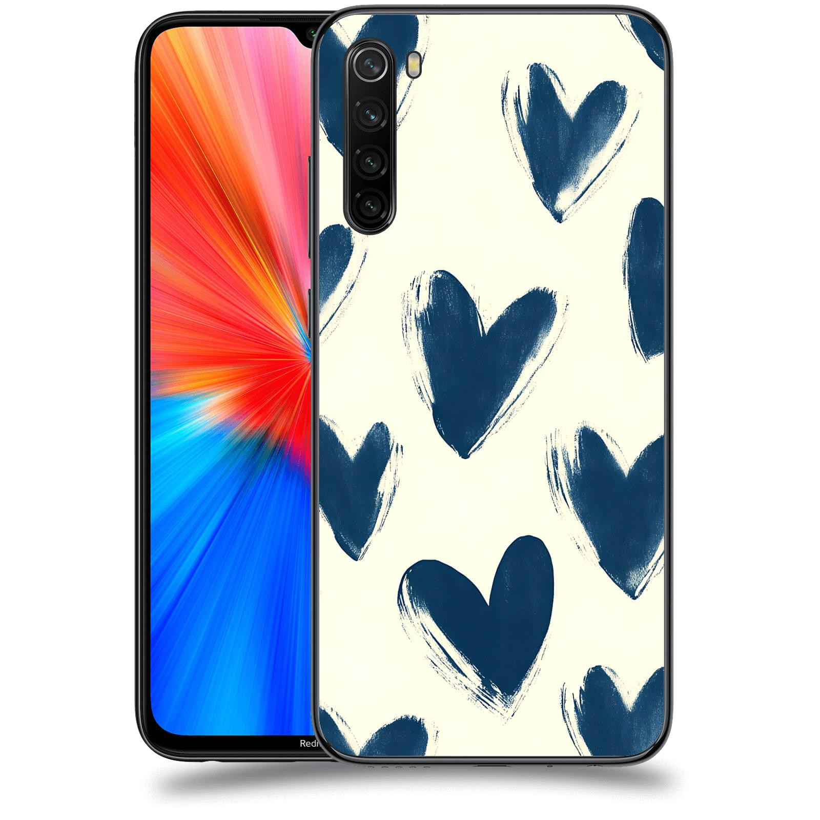 ACOVER Kryt na mobil Xiaomi Redmi Note 8 - Blue hearts