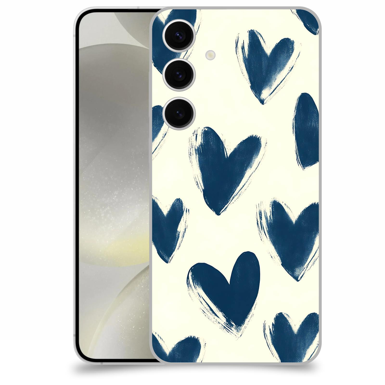 ACOVER Kryt na mobil Samsung Galaxy S24+ - Blue hearts
