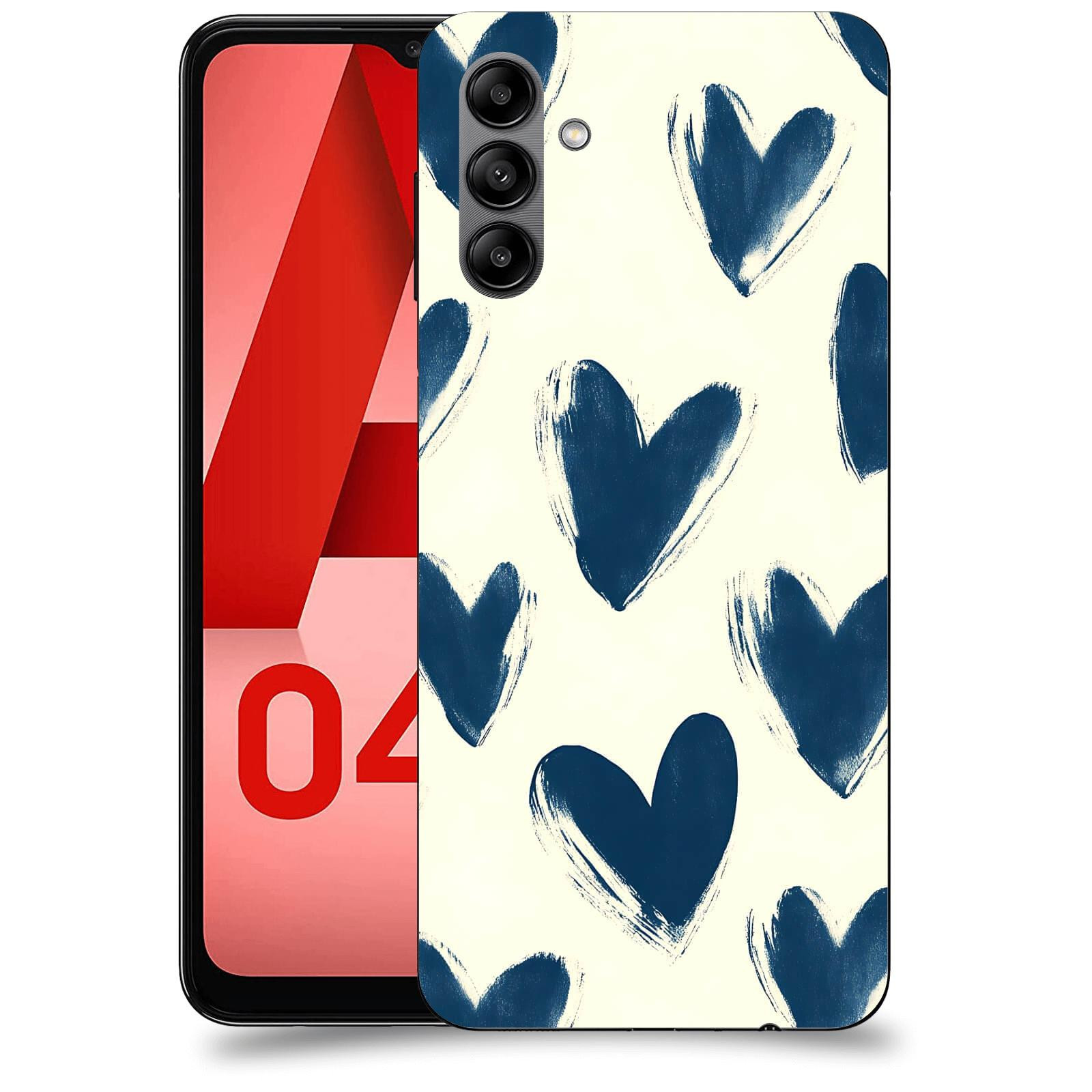 ACOVER Kryt na mobil Samsung Galaxy A04s - Blue hearts