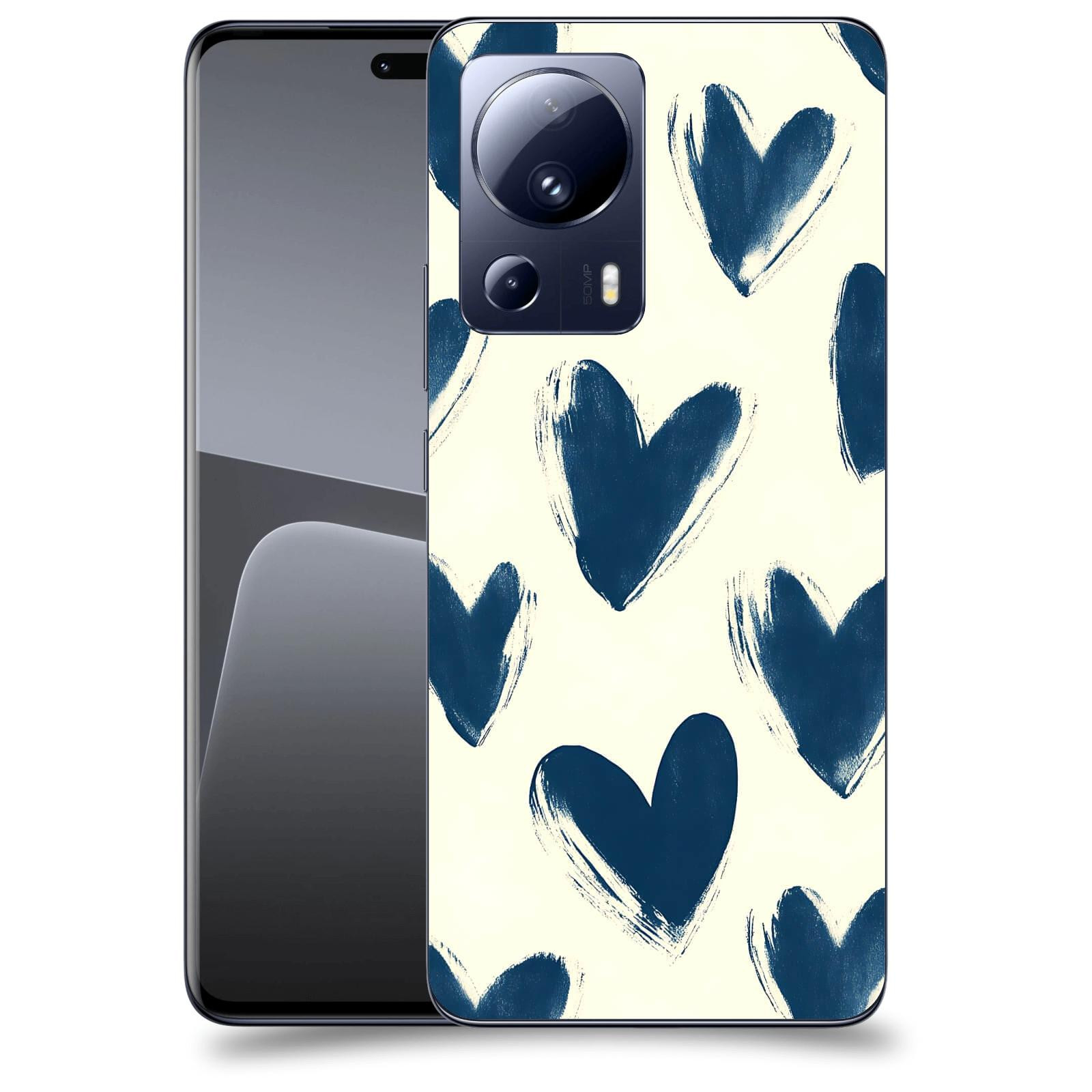 ACOVER Kryt na mobil Xiaomi 13 Lite - Blue hearts