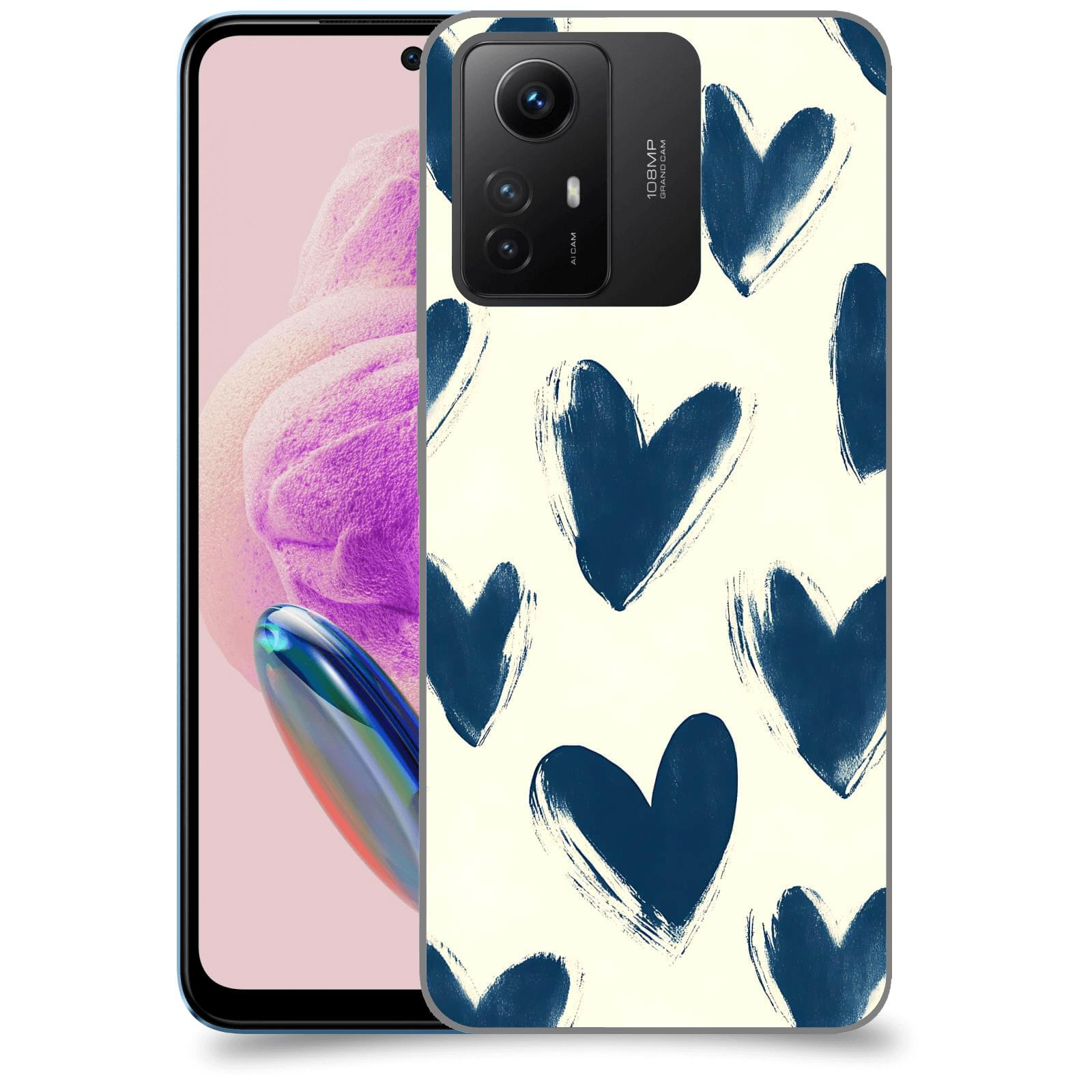 ACOVER Kryt na mobil Xiaomi Redmi Note 12S - Blue hearts