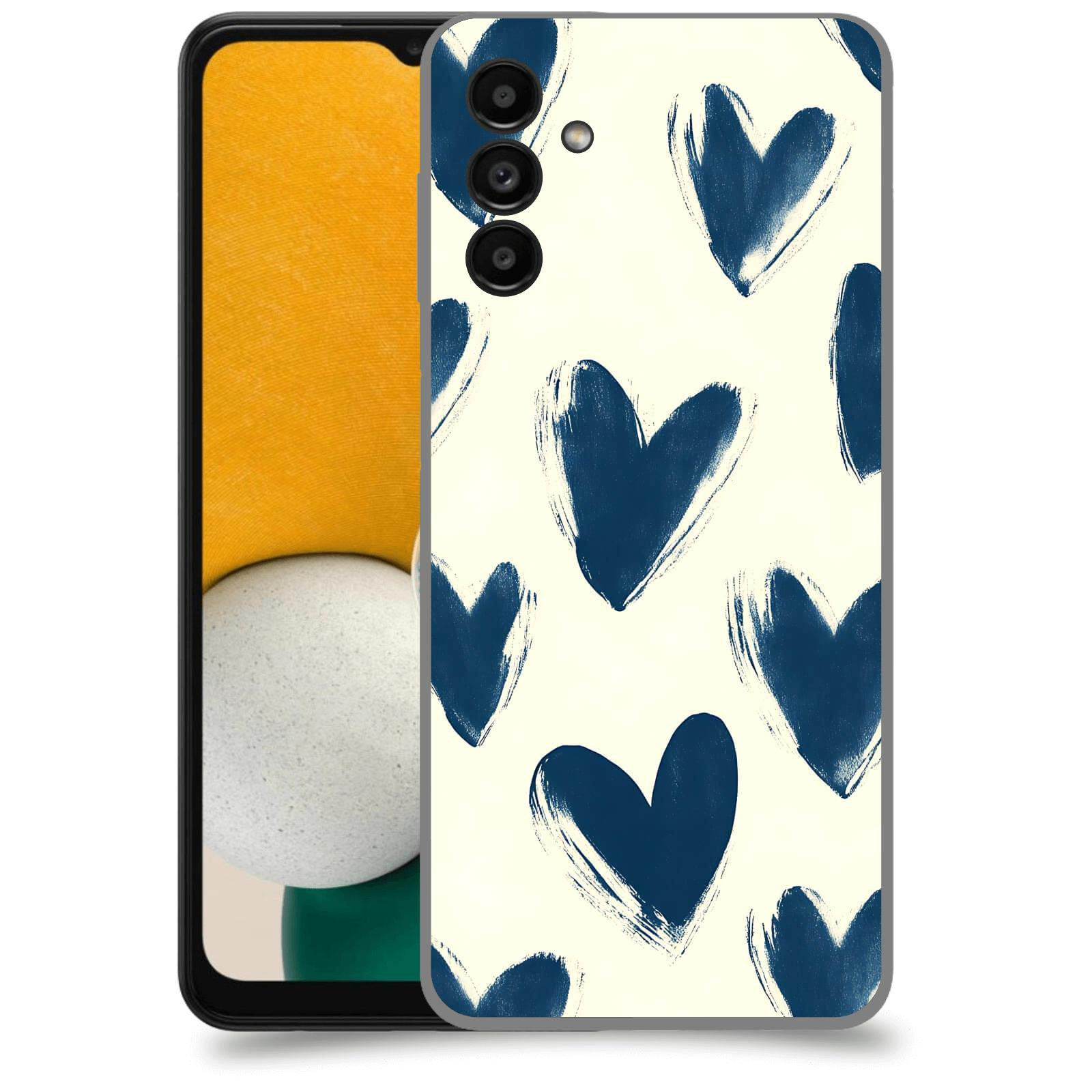 ACOVER Kryt na mobil Samsung Galaxy A13 5G A136B - Blue hearts