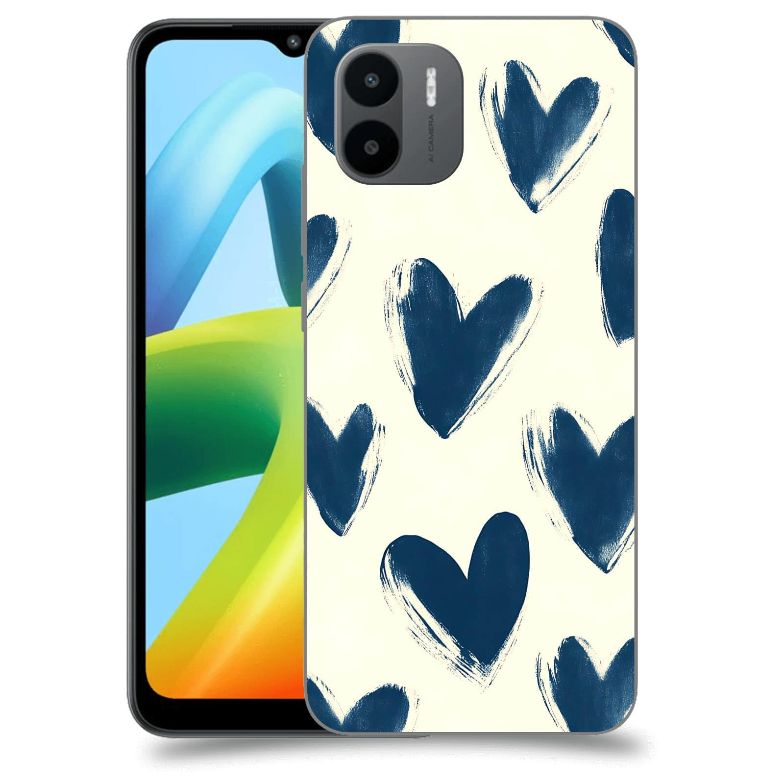 ACOVER Kryt na mobil Xiaomi Redmi A1+ - Blue hearts