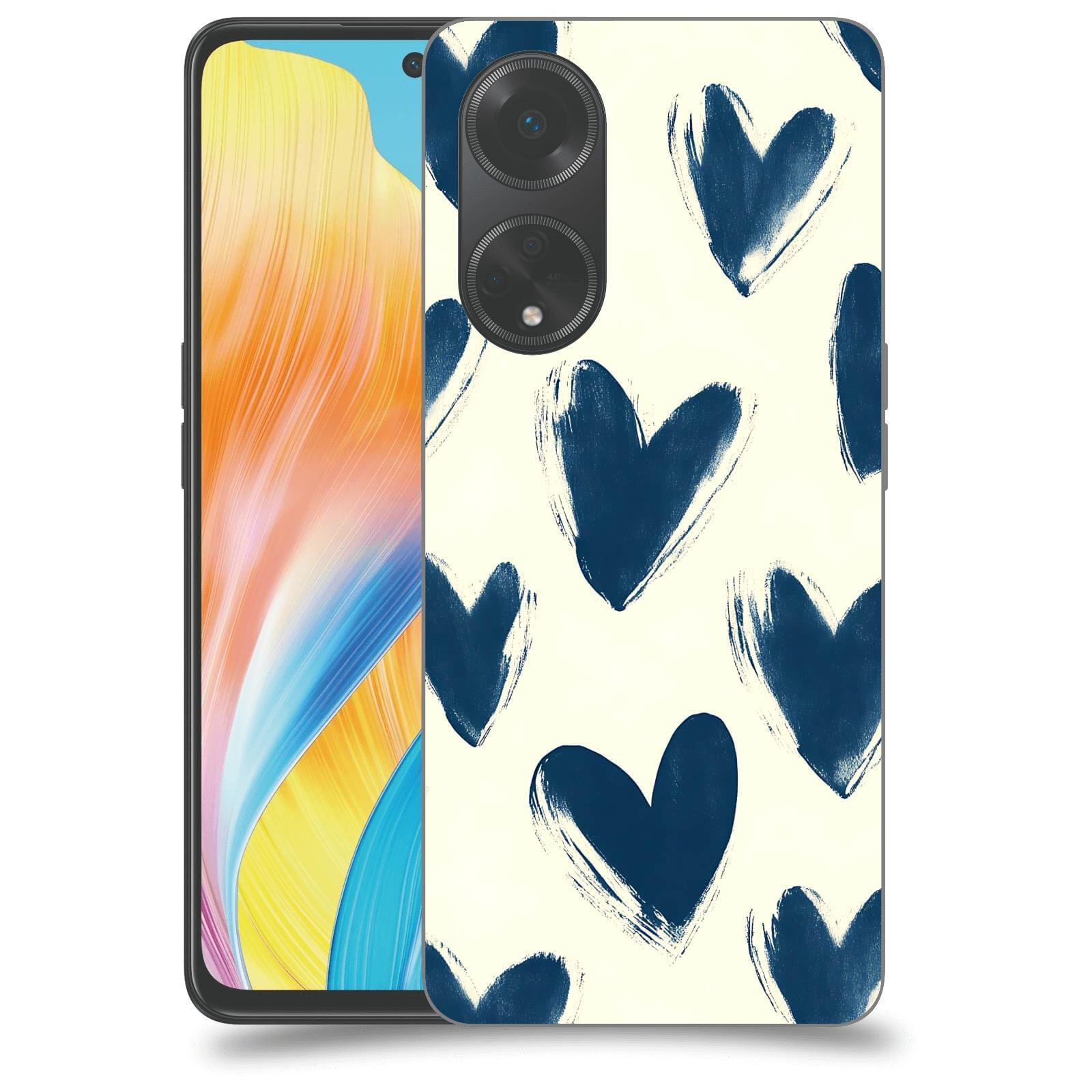 ACOVER Kryt na mobil OPPO A98 5G - Blue hearts